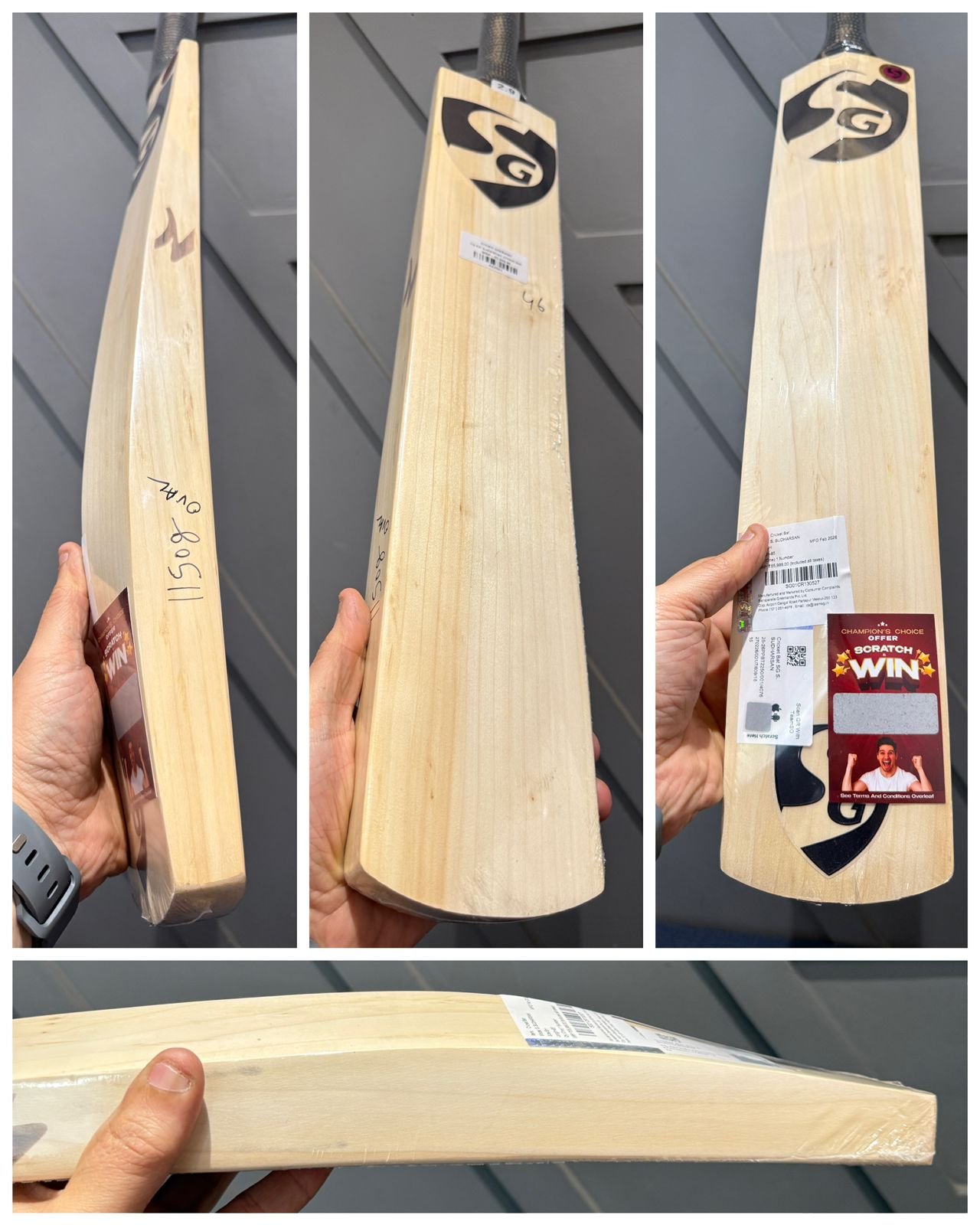 SG sai sudarshan cricket bat