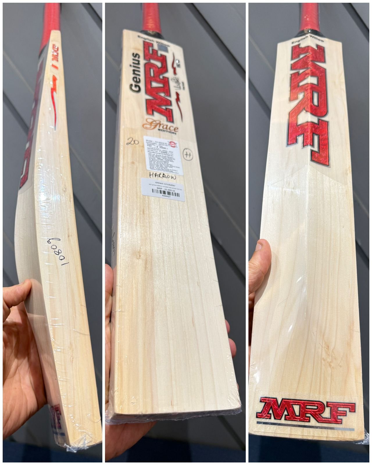 MRF Grace Edition Cricket Bat Harrow