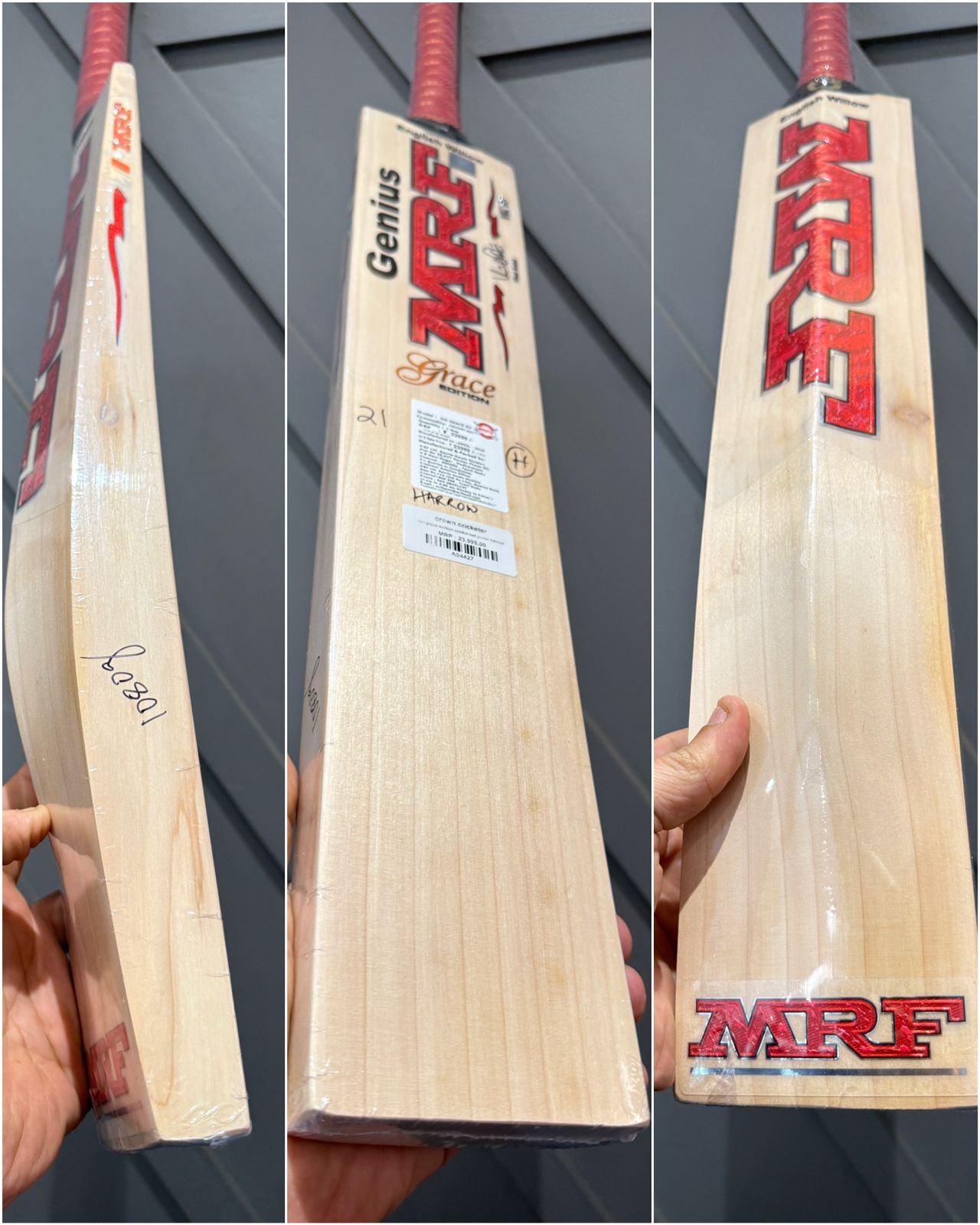 MRF Grace Edition Cricket Bat Harrow