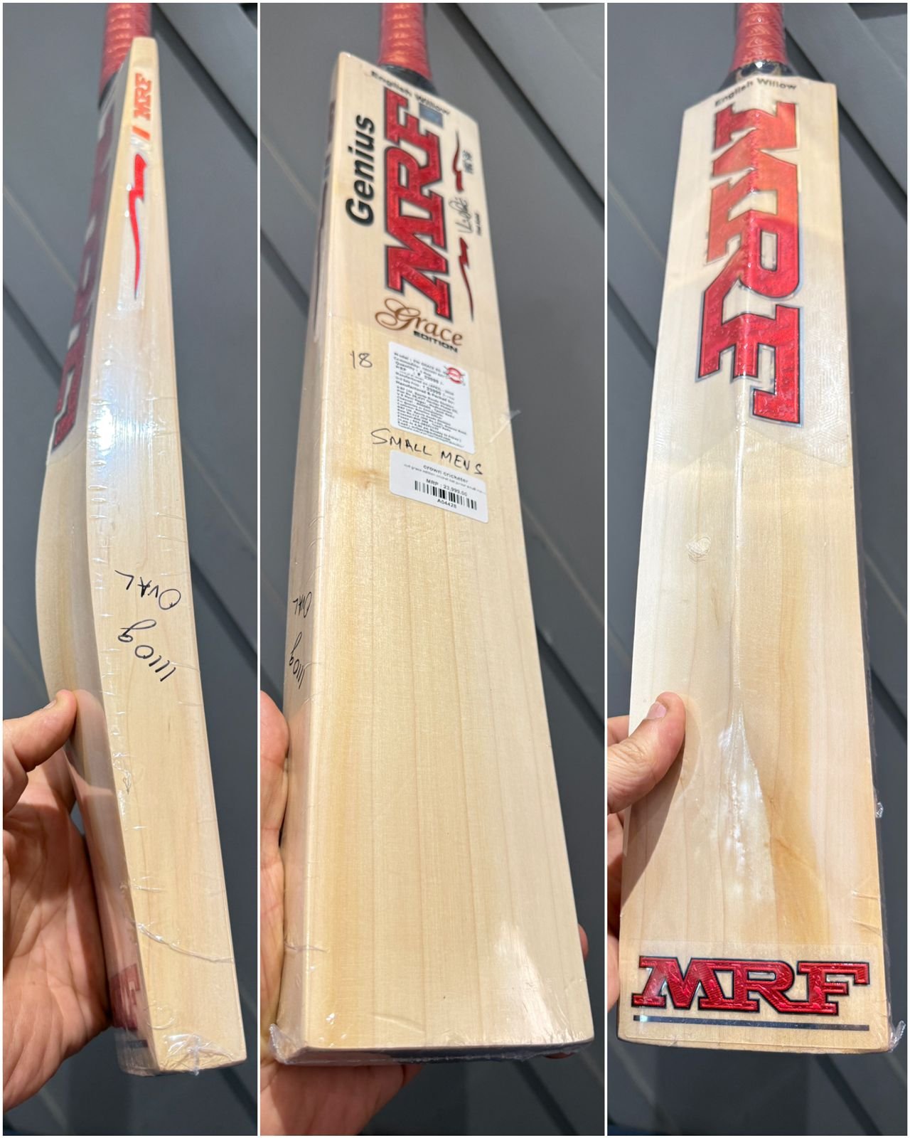 MRF Grace Edition Cricket bat Small Mens