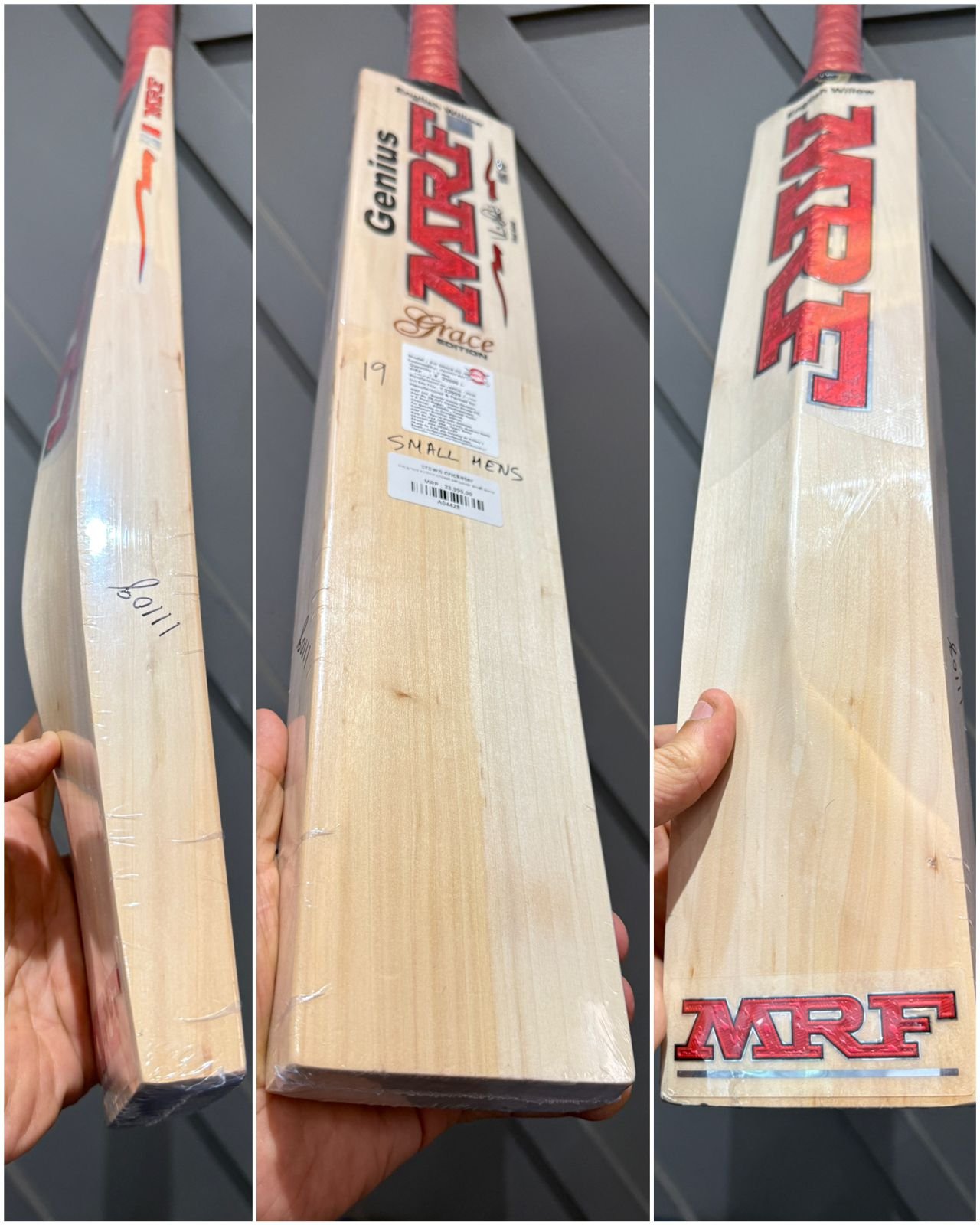 MRF Grace Edition Cricket bat Small Mens