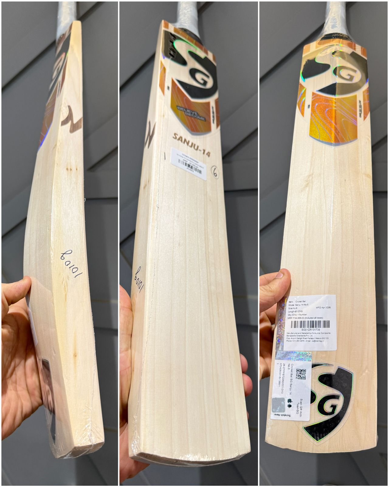 SG Sanju14 Cricket Bat size 6