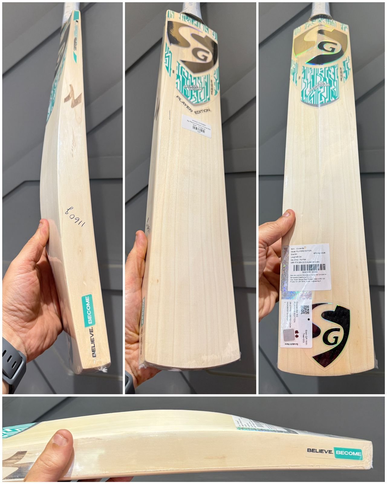 Sg player edition cricket bat