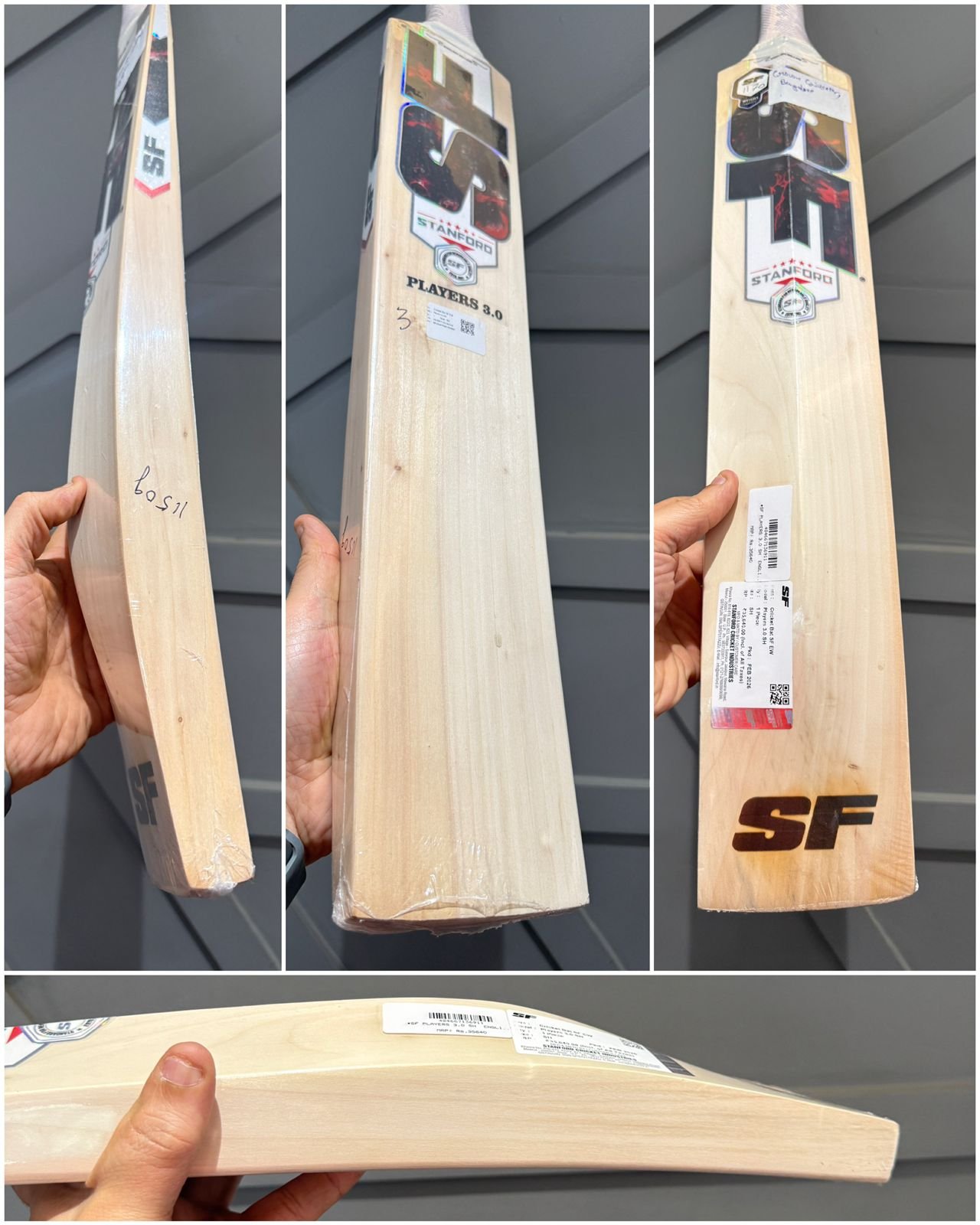 Stanford players 3.0 cricket bat