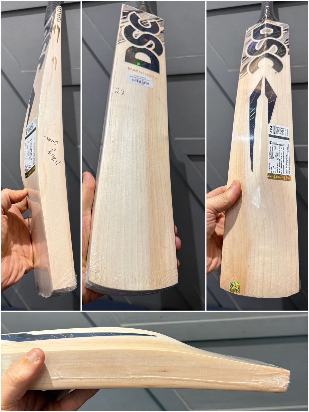 DSC blak maverick cricket bat