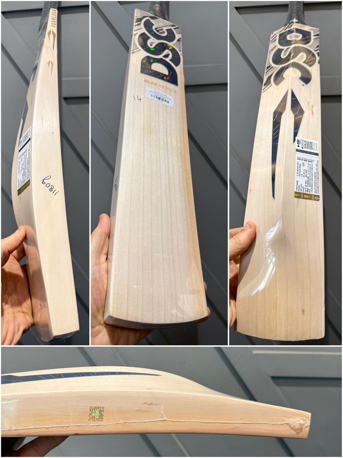 DSC blak monza cricket bat