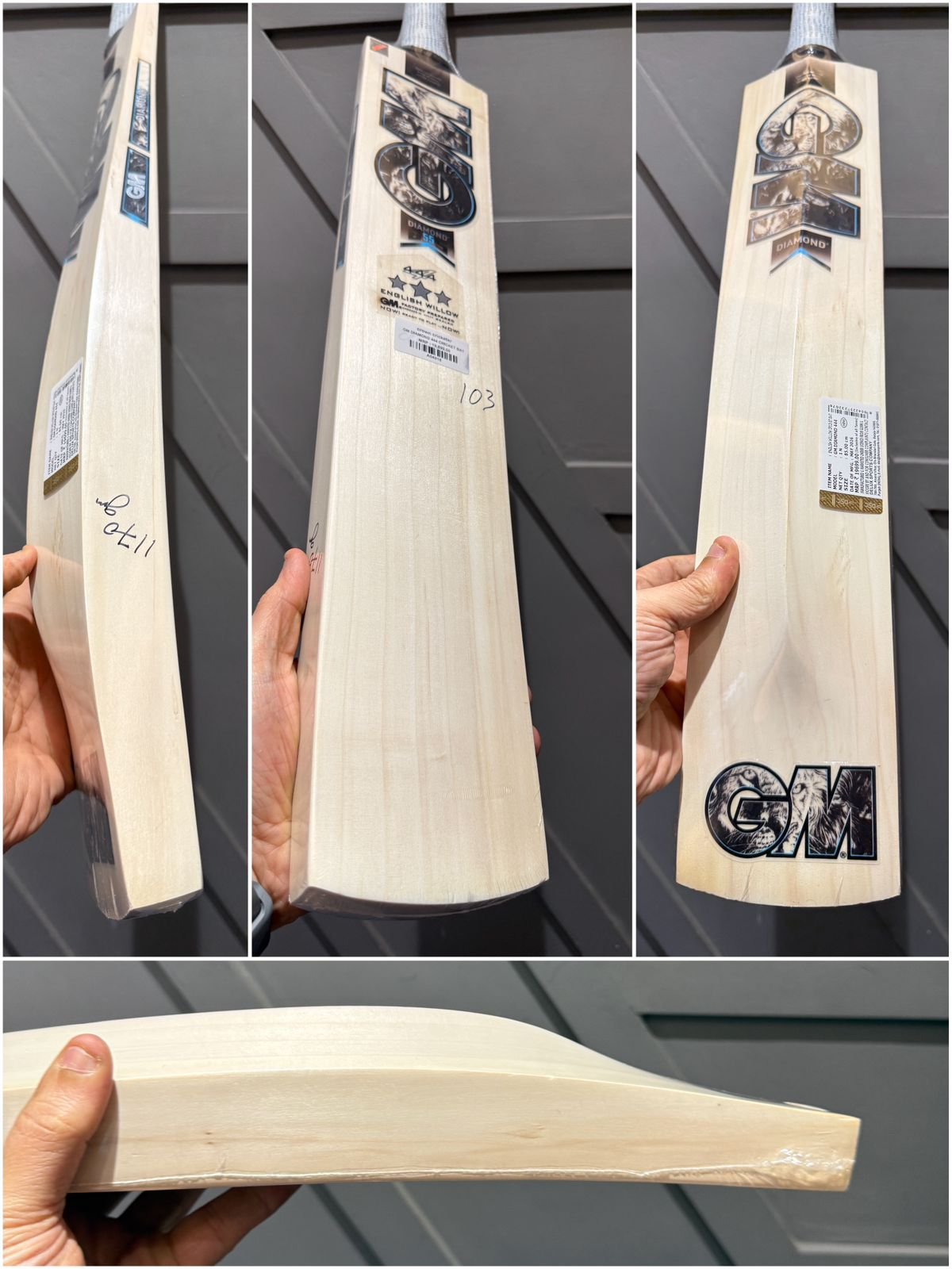 GM DIAMOND 444 CRICKET BAT