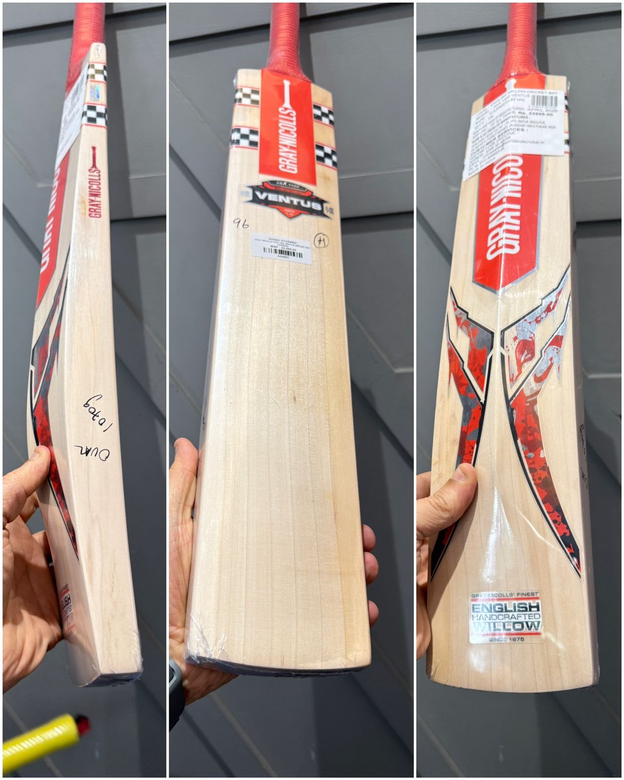 GRAY NICOLLS GNX 1400 VENTUS CRICKET BAT HARROW