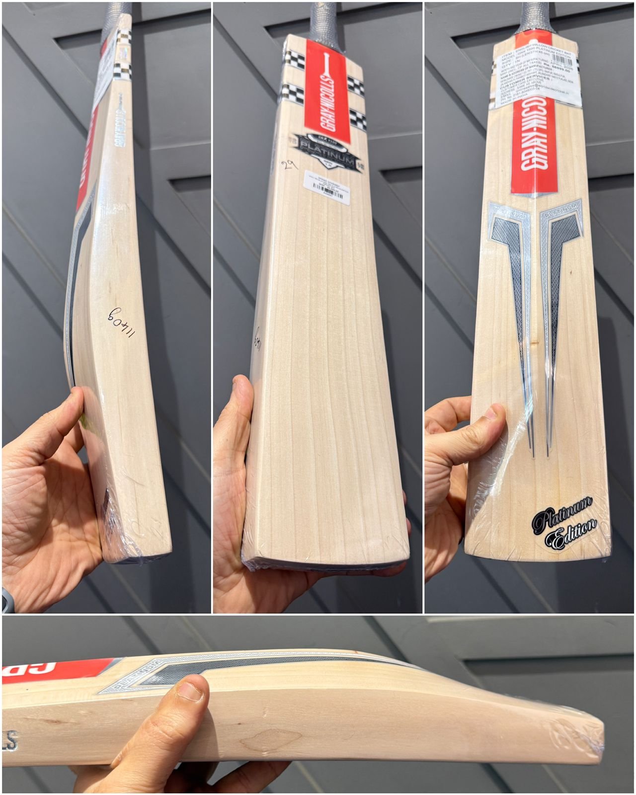 GRAY NICOLLS GNX 1500 PLATINUM EDITION CRICKET BAT