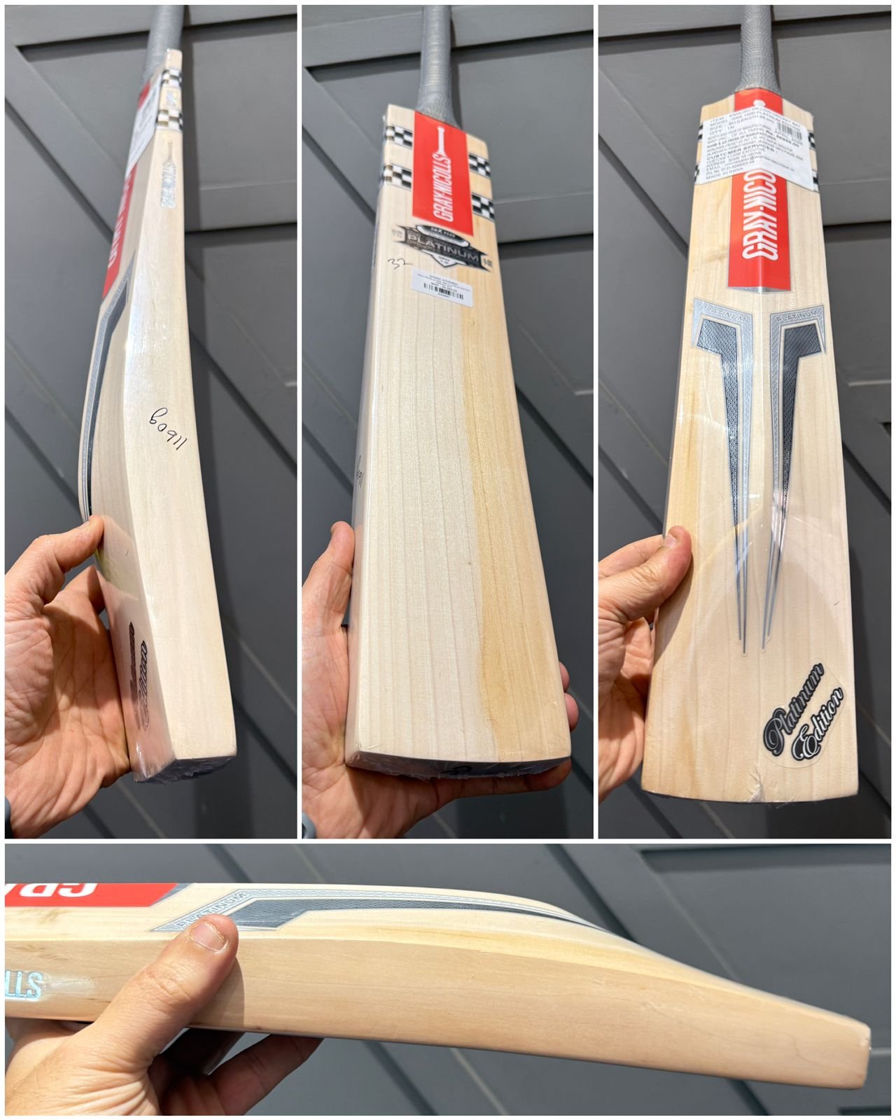 GRAY NICOLLS GNX 1500 PLATINUM EDITION CRICKET BAT