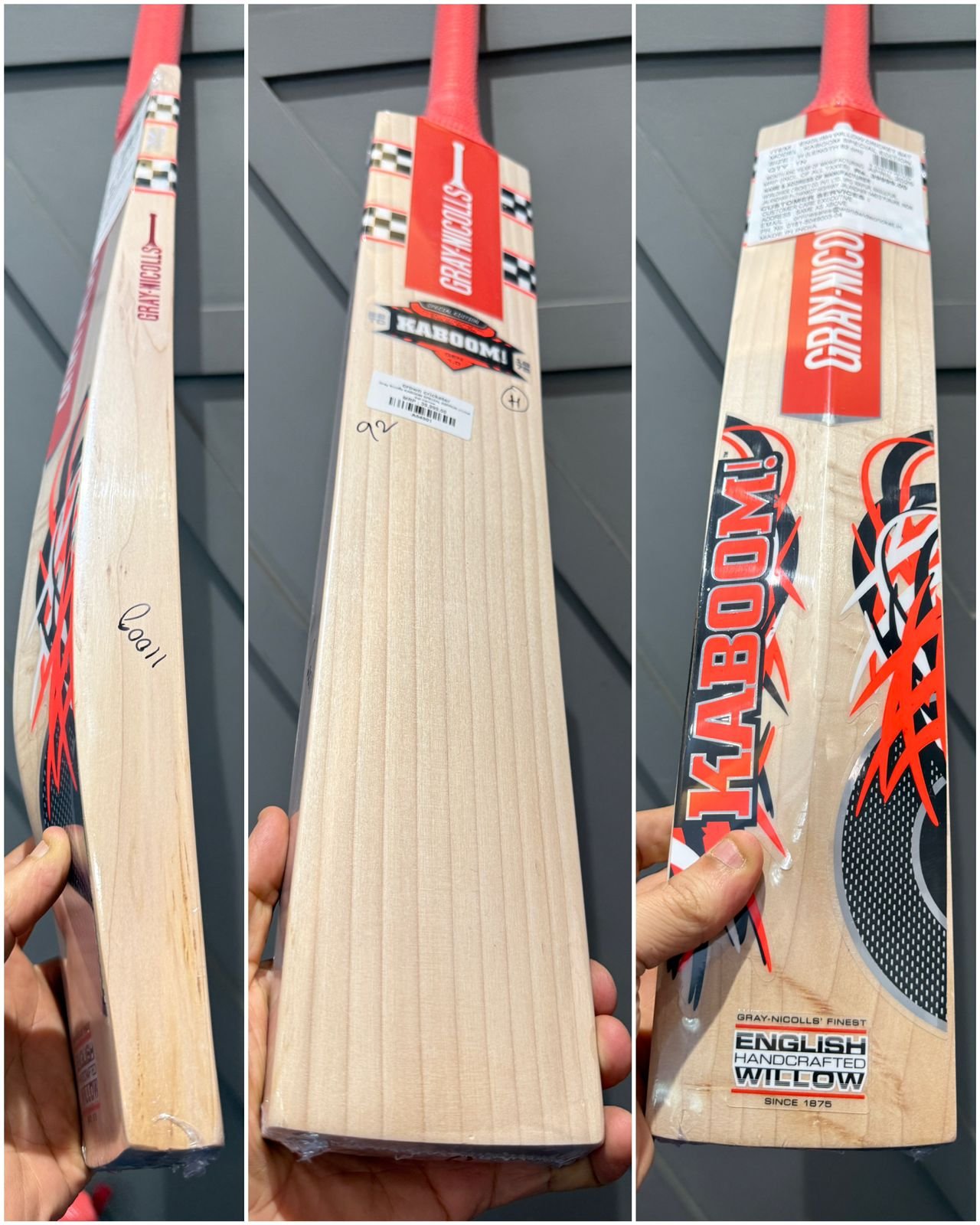 Gray Nicolls KABOOM SPECIAL EDITION Cricket Bat Harrow