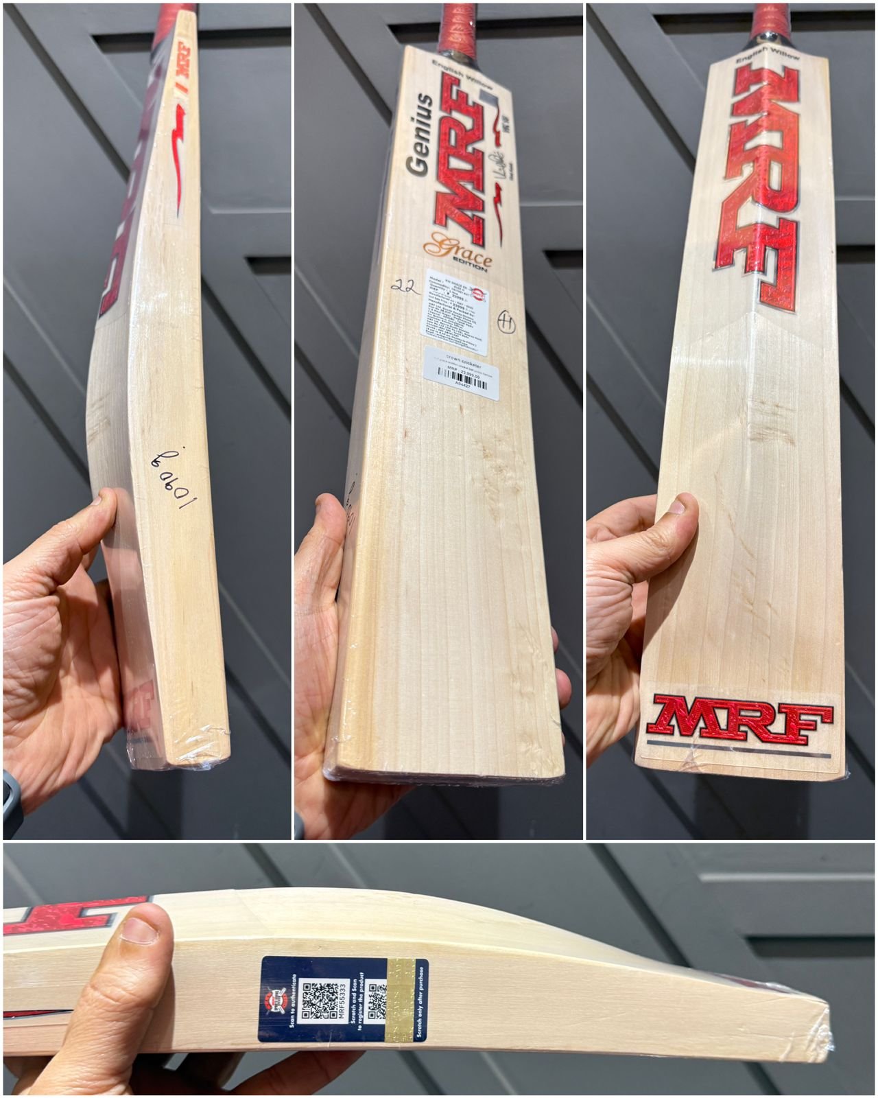 Mrf grace edition cricket bat harrow