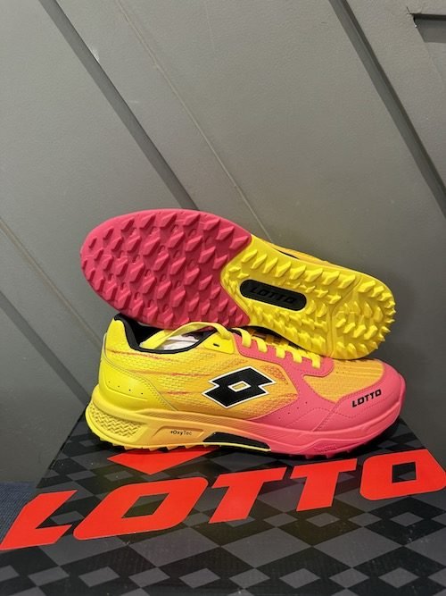Lotto Blaze Hit IPL shoes red yellow