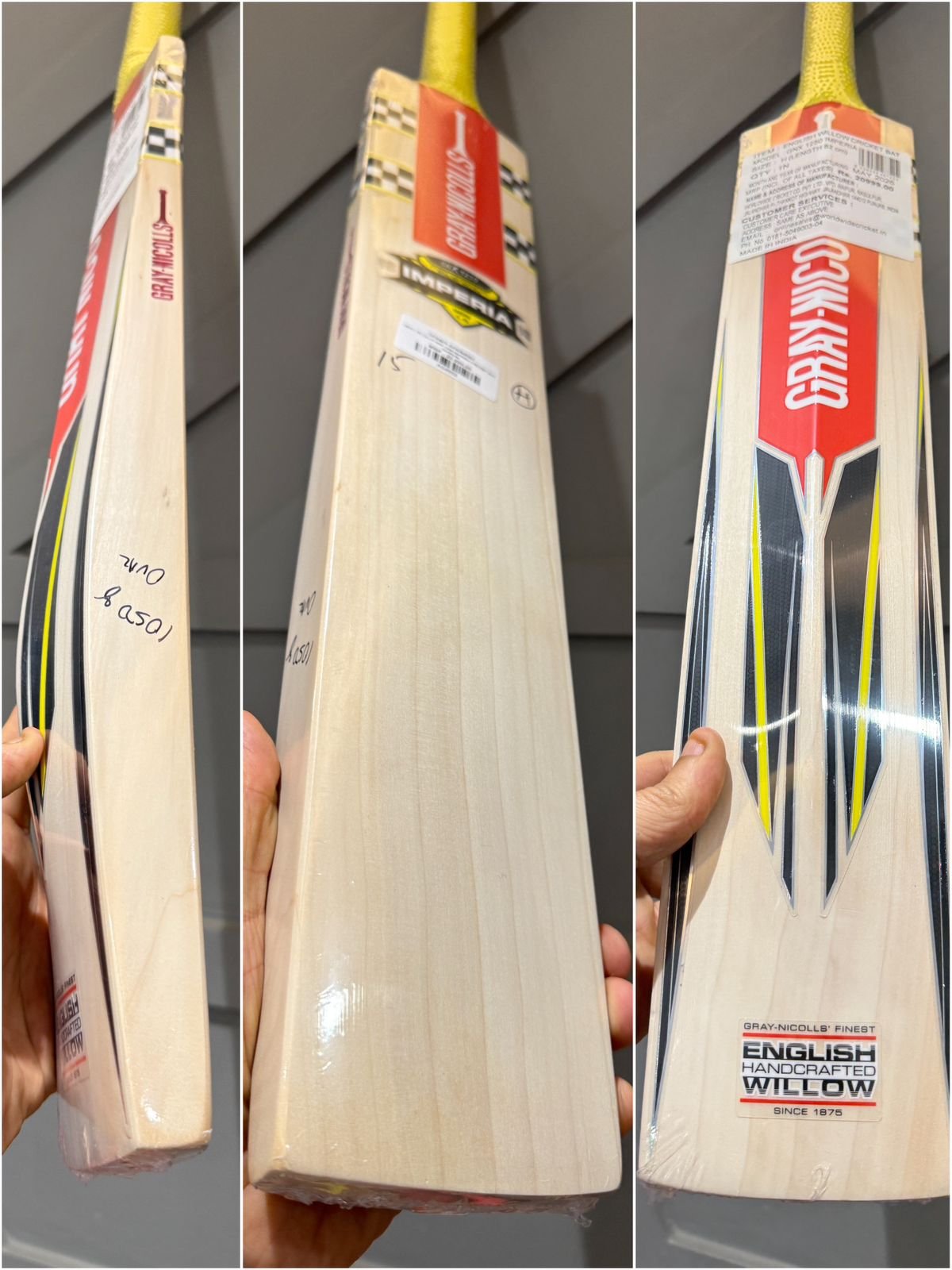 GRAY NICOLLS GNX 1250 IMPERIA CRICKET BAT HARROW