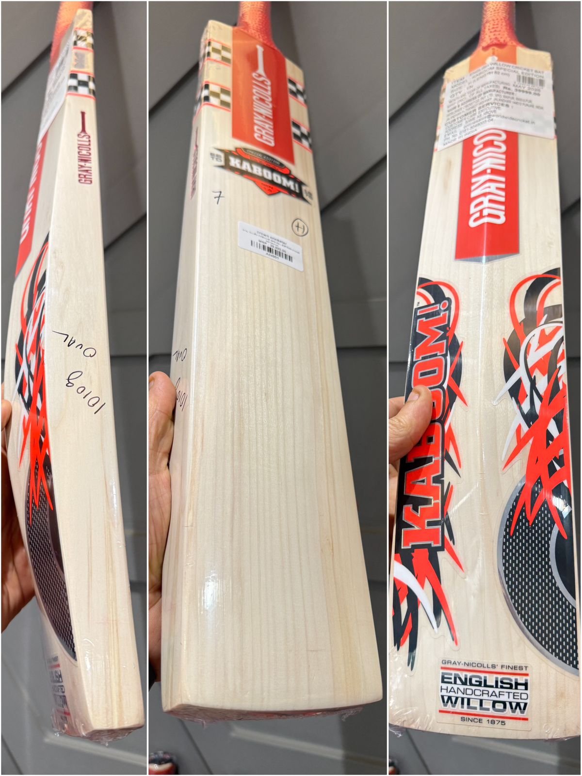 Gray Nicolls KABOOM SPECIAL EDITION cricket bat harrow