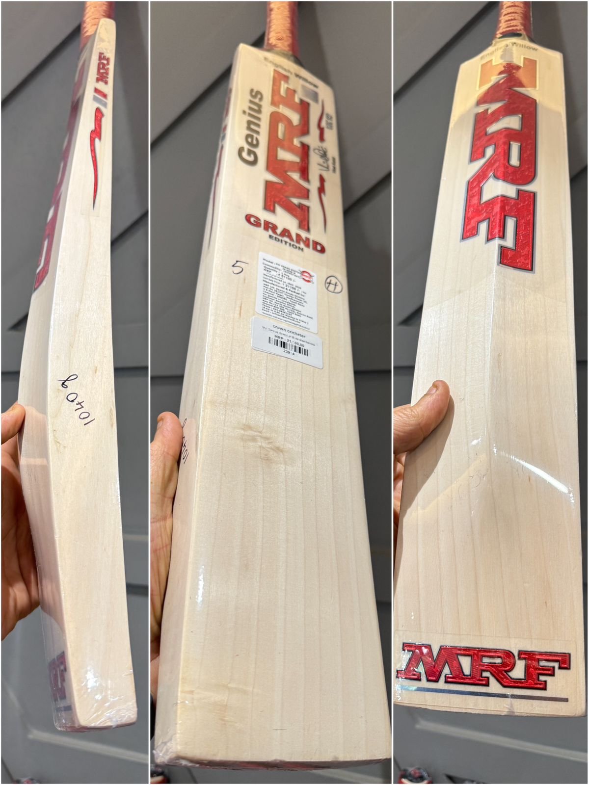 MRF GRAND EDITION CRICKET BAT HARROW