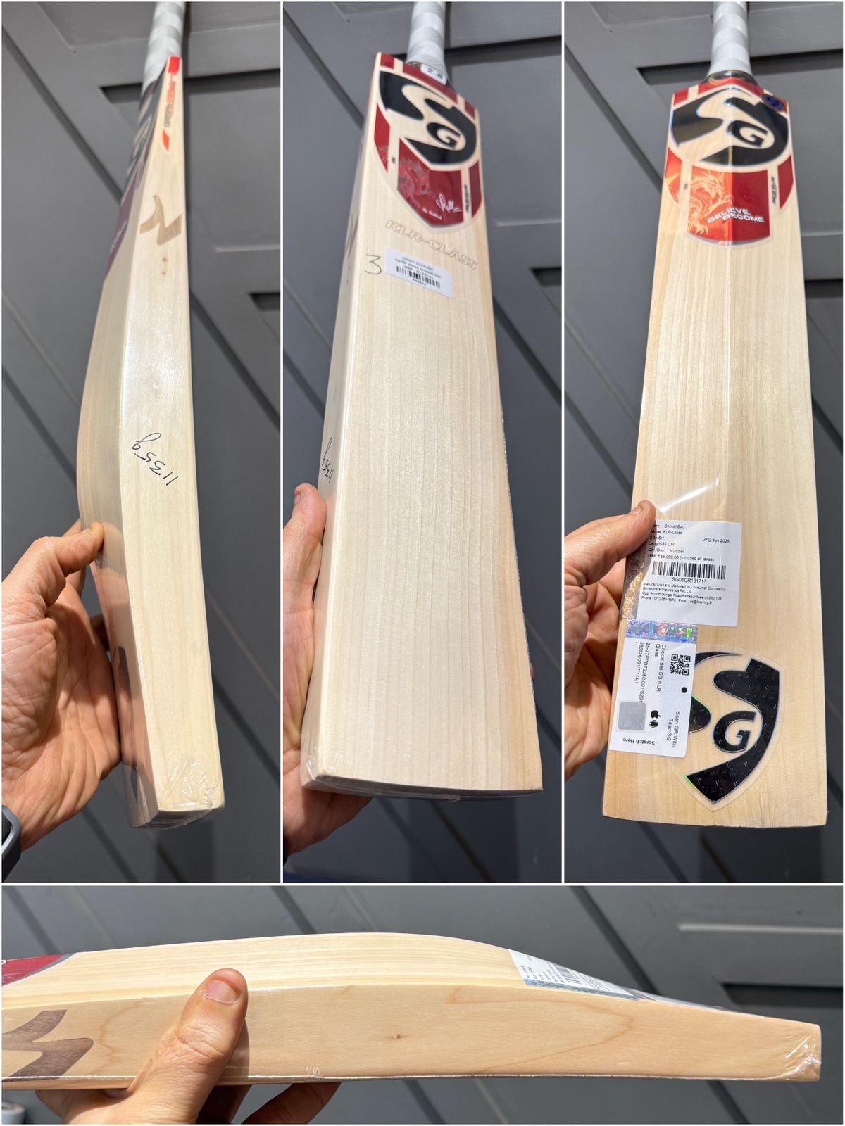 SG KLR class cricket bat