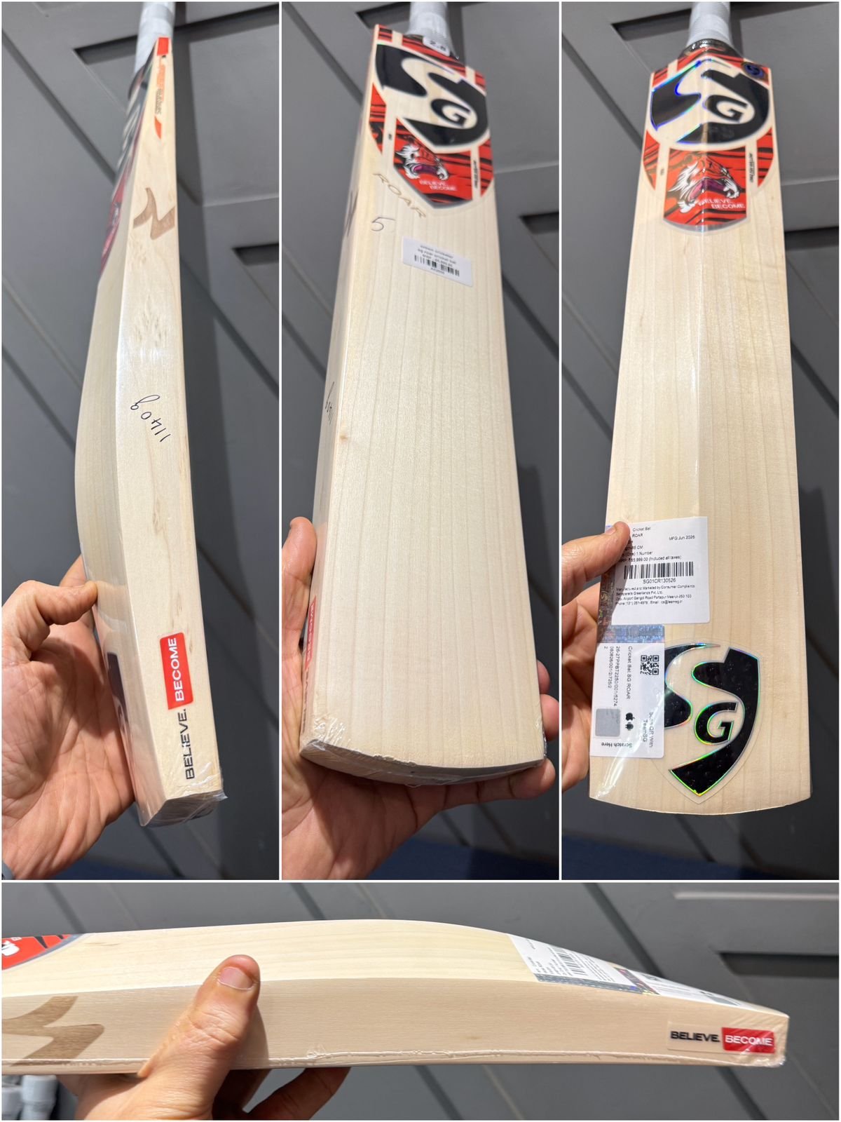 SG Roar cricket bat