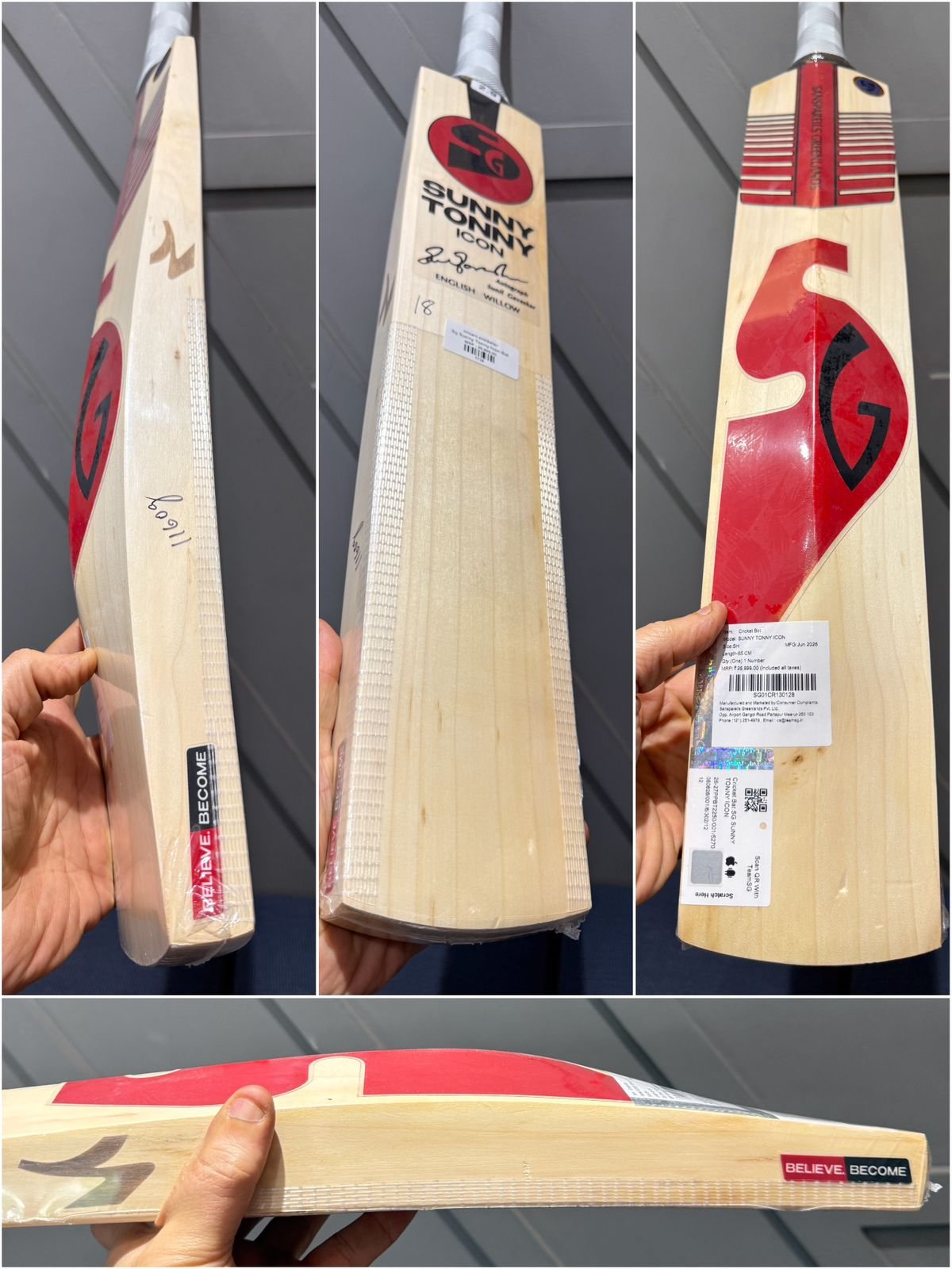 SG Sunny Tonny Icon Bat