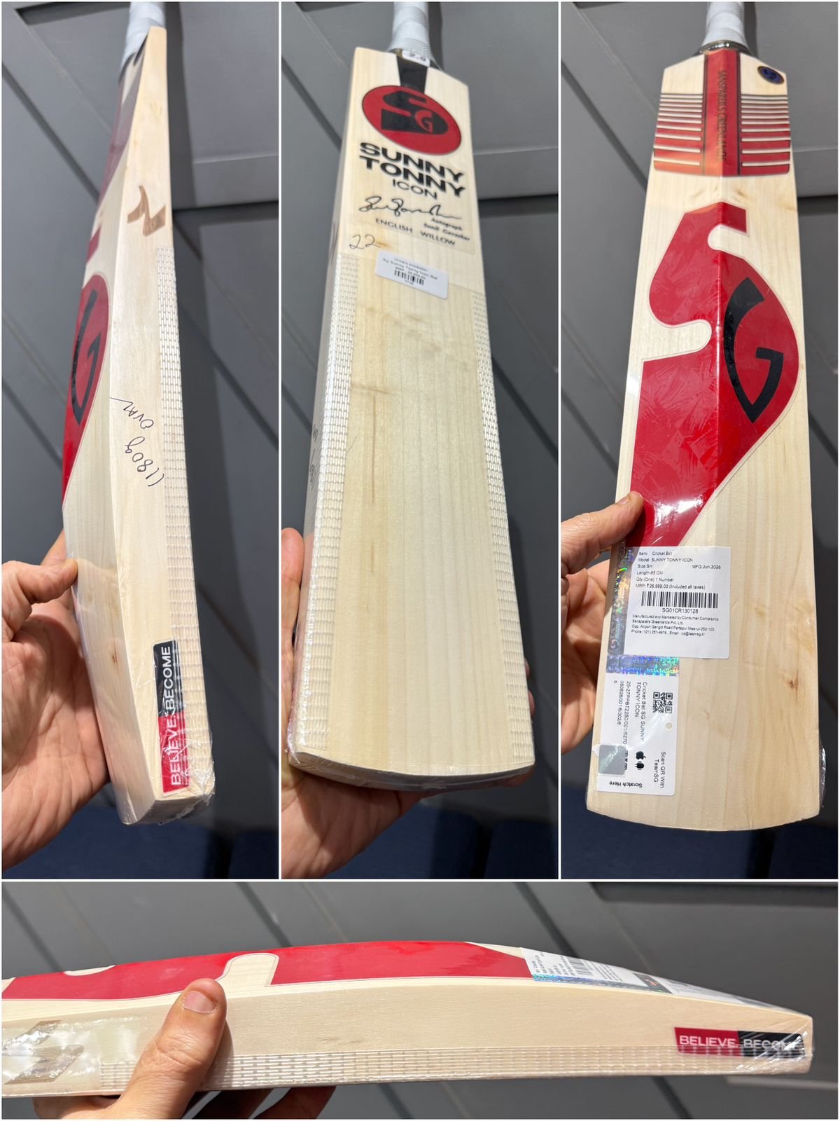 SG Sunny Tonny Icon Bat