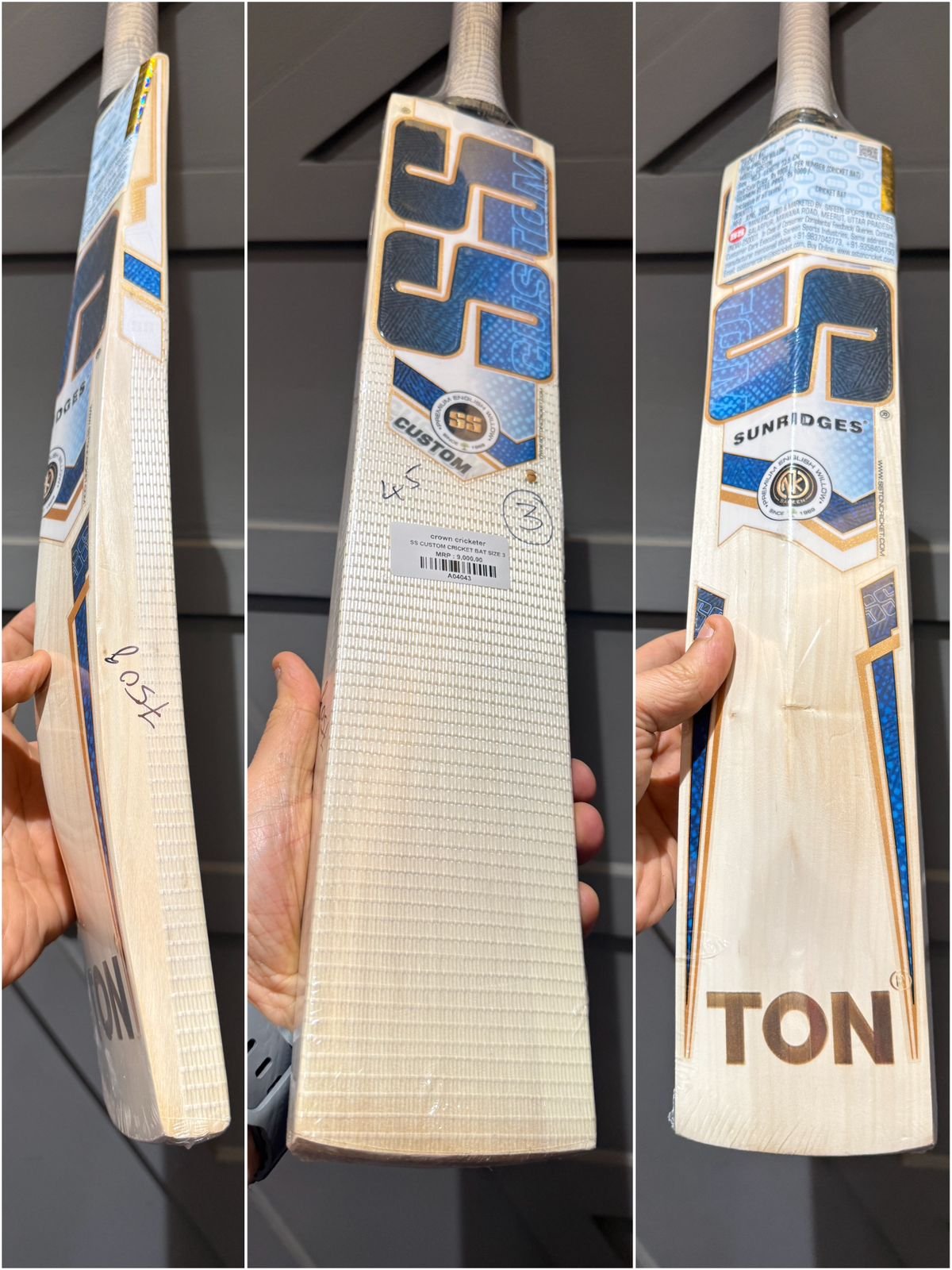 SS CUSTOM CRICKET BAT SIZE 3
