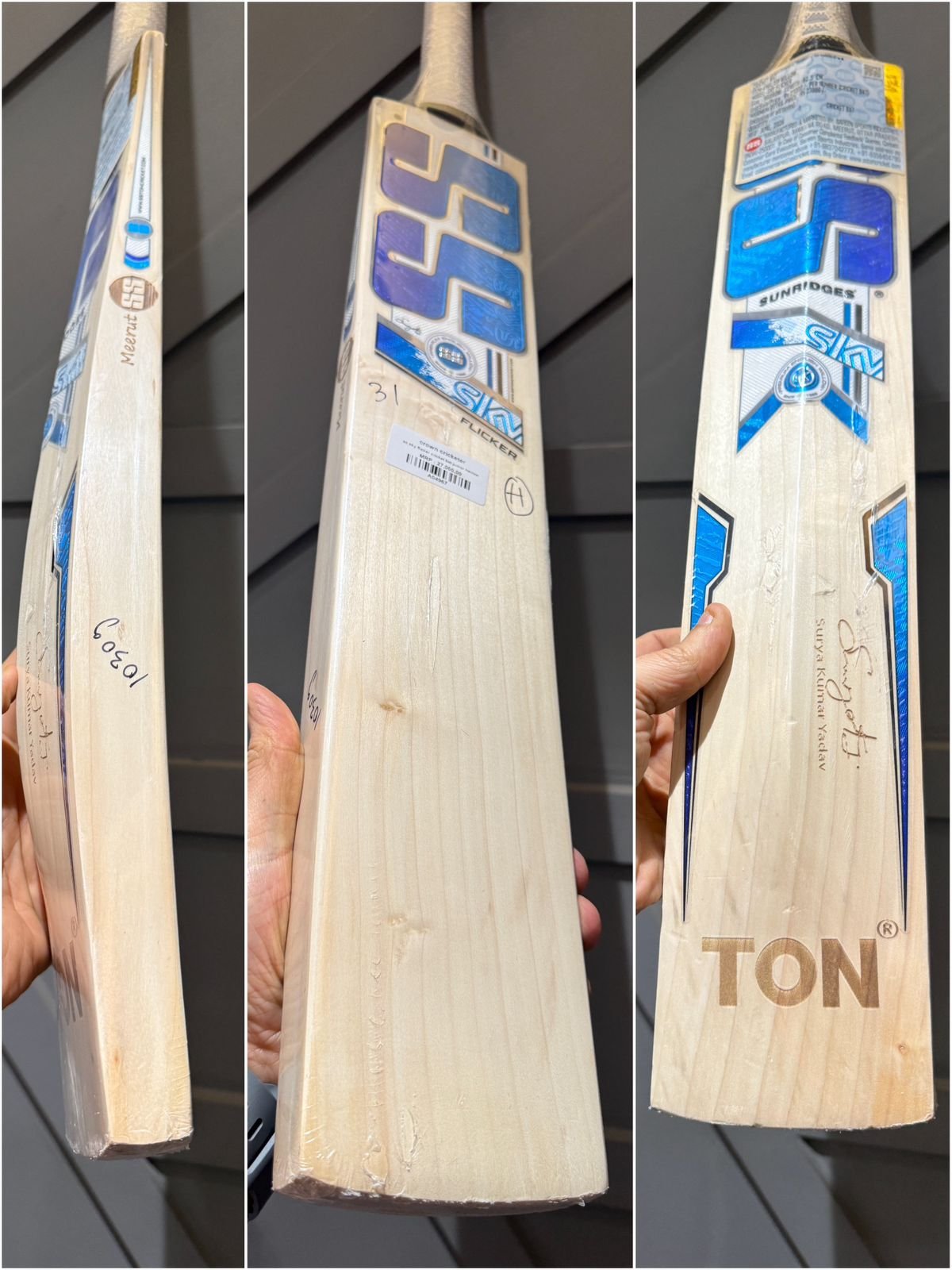 SS sky flicker cricket bat junior harrow