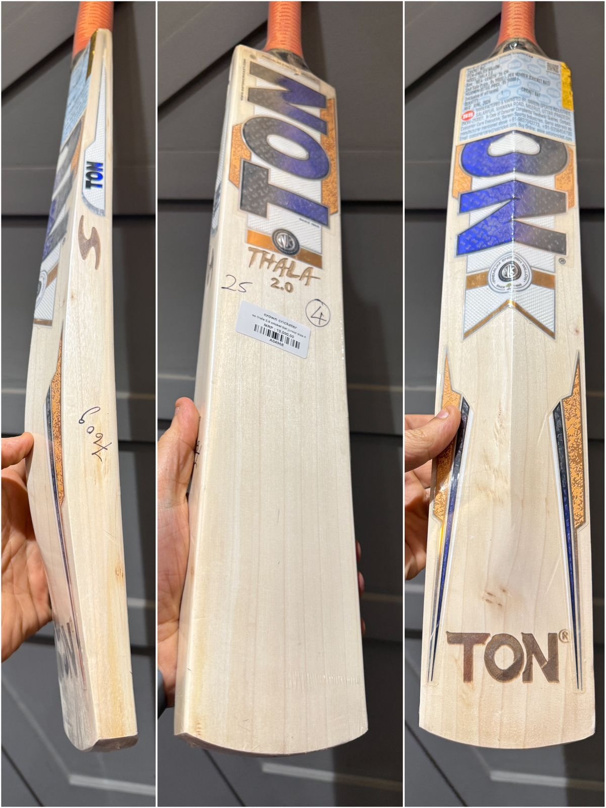SS thala 2.0 cricket bat junior size 4