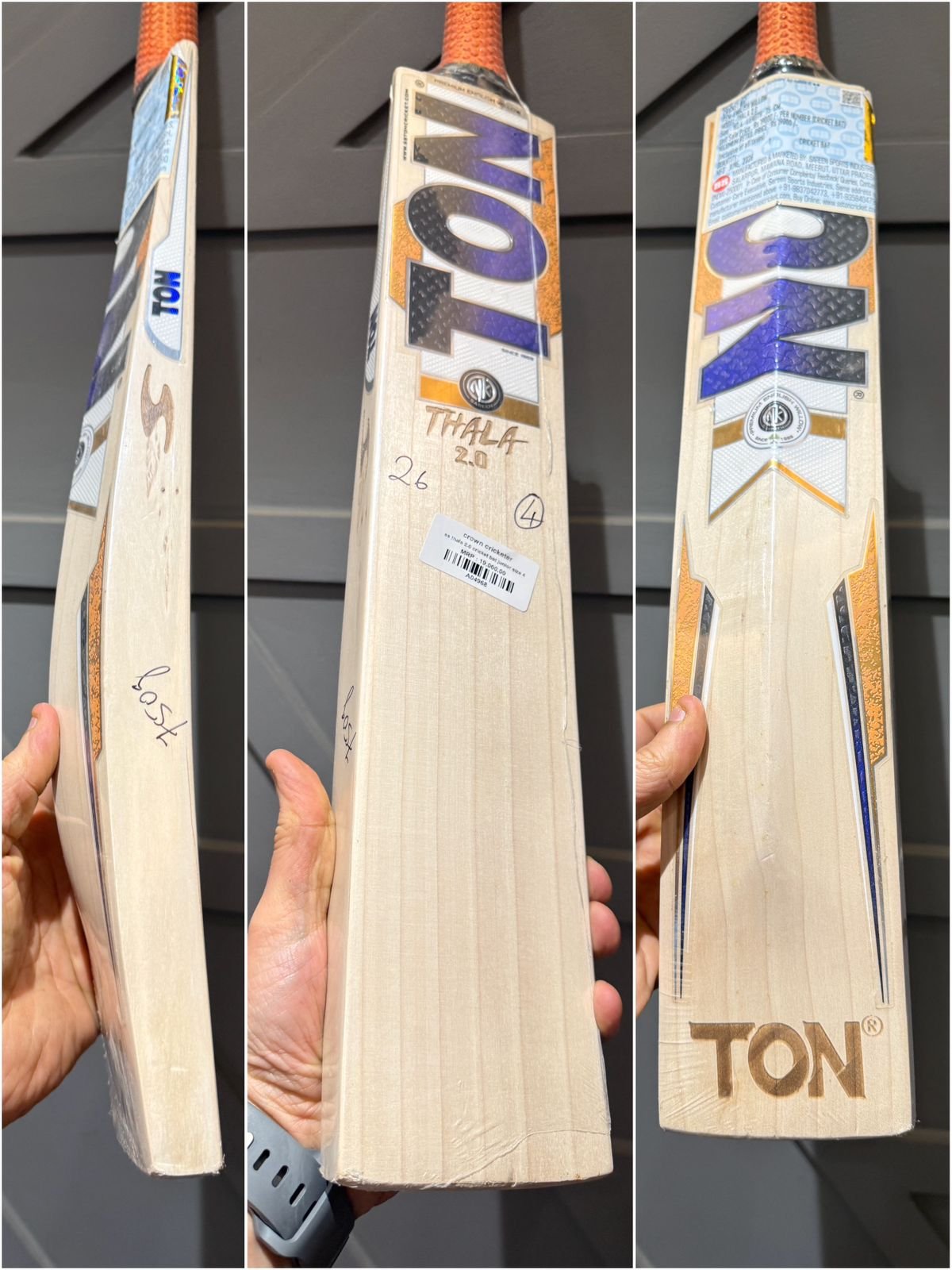 SS thala 2.0 cricket bat junior size 4