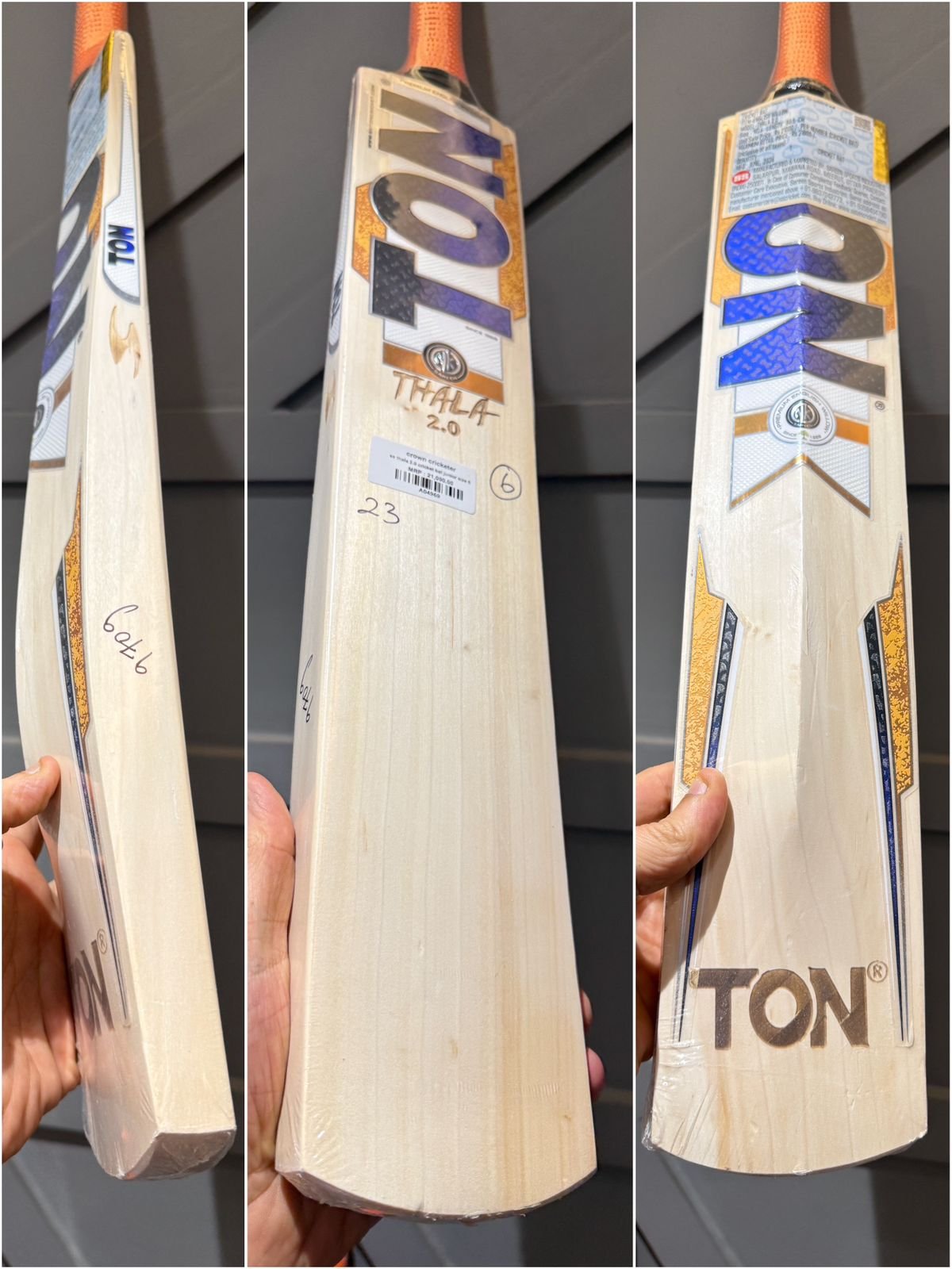 SS thala 2.0 cricket bat junior size 6