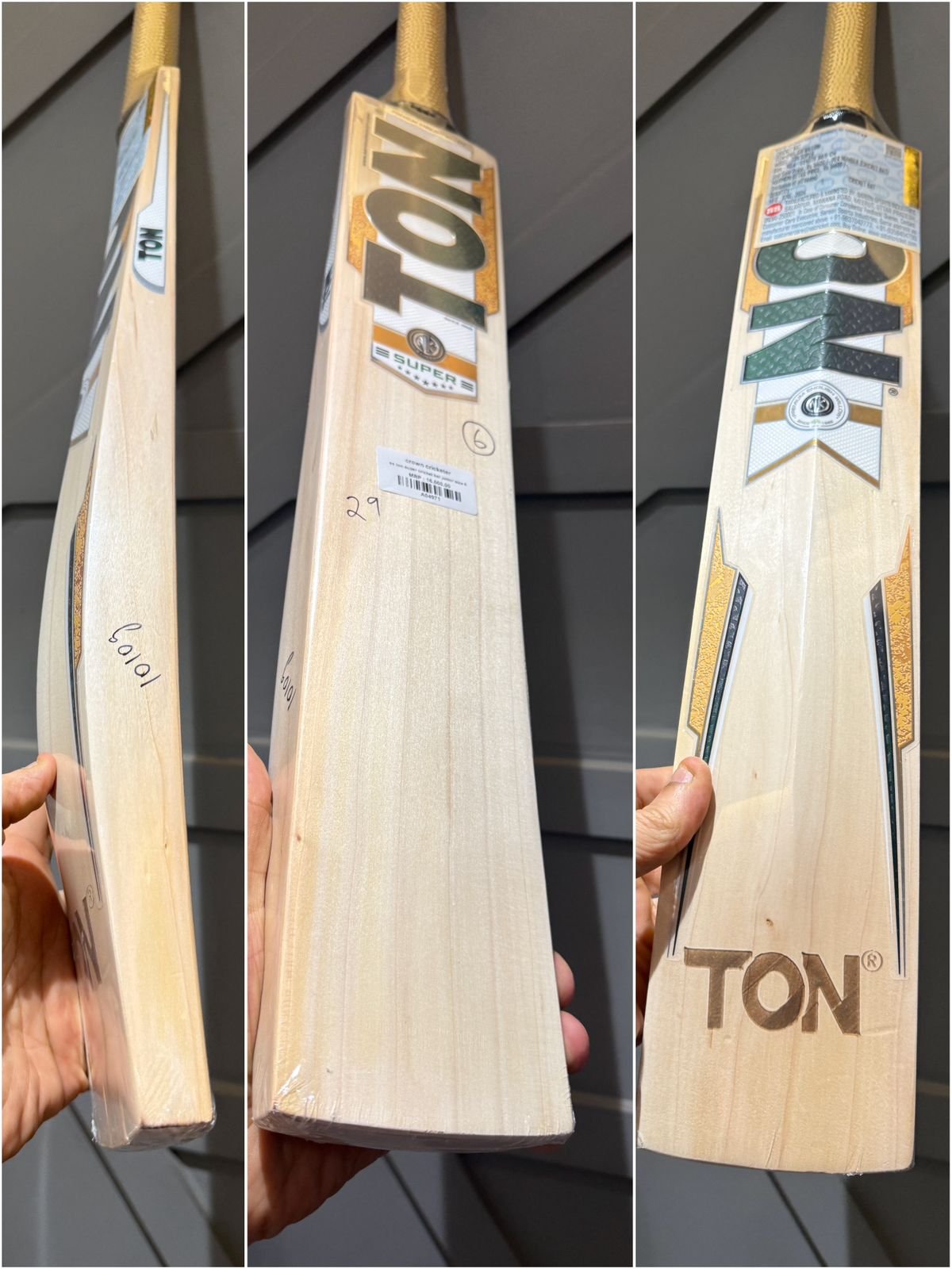SS ton super cricket bat junior size 6