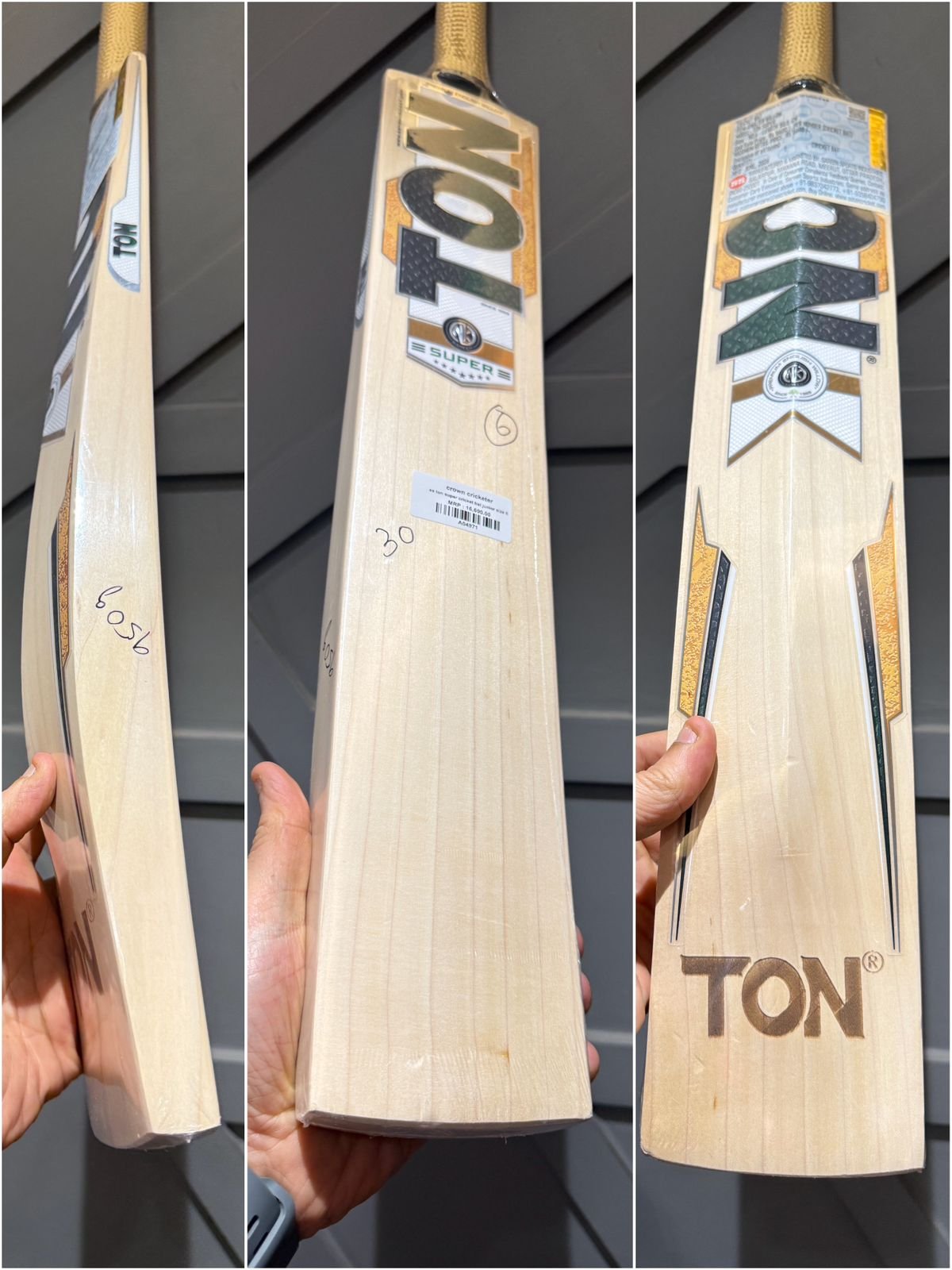 SS ton super cricket bat junior size 6