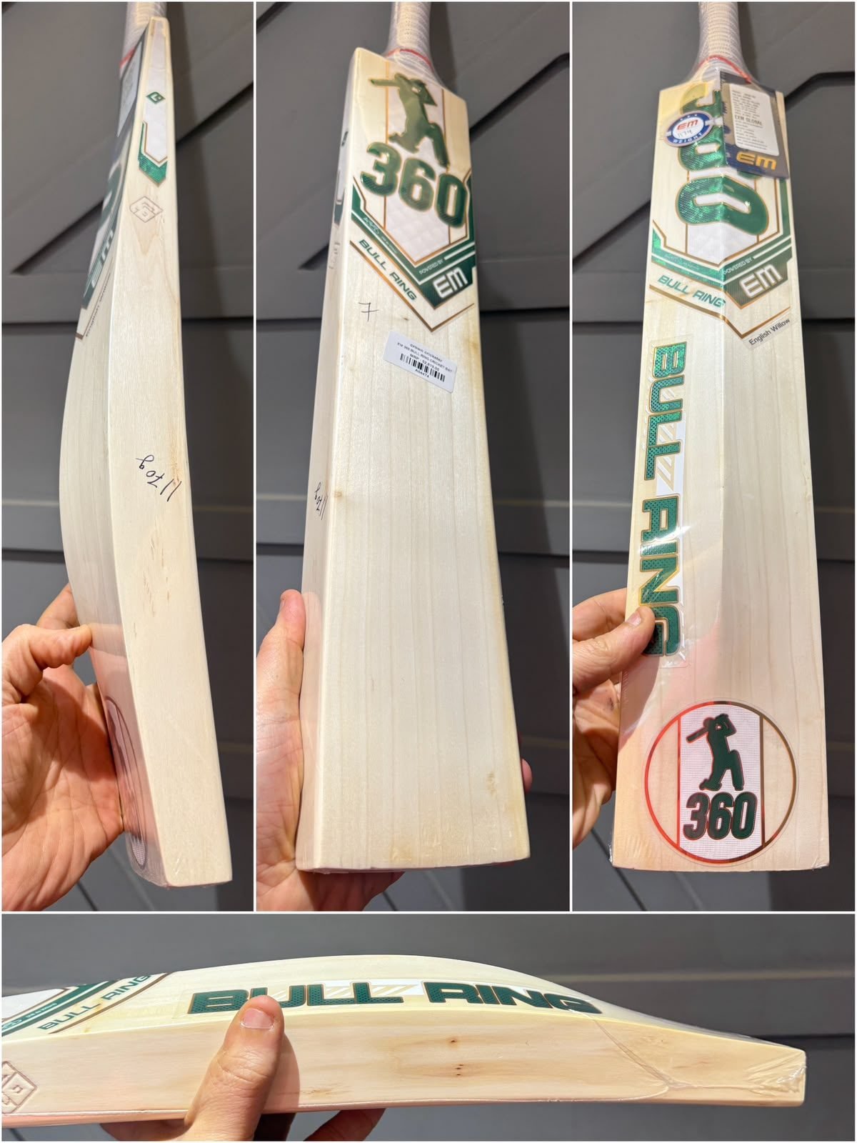 EM 360 BULL RING CRICKET BAT