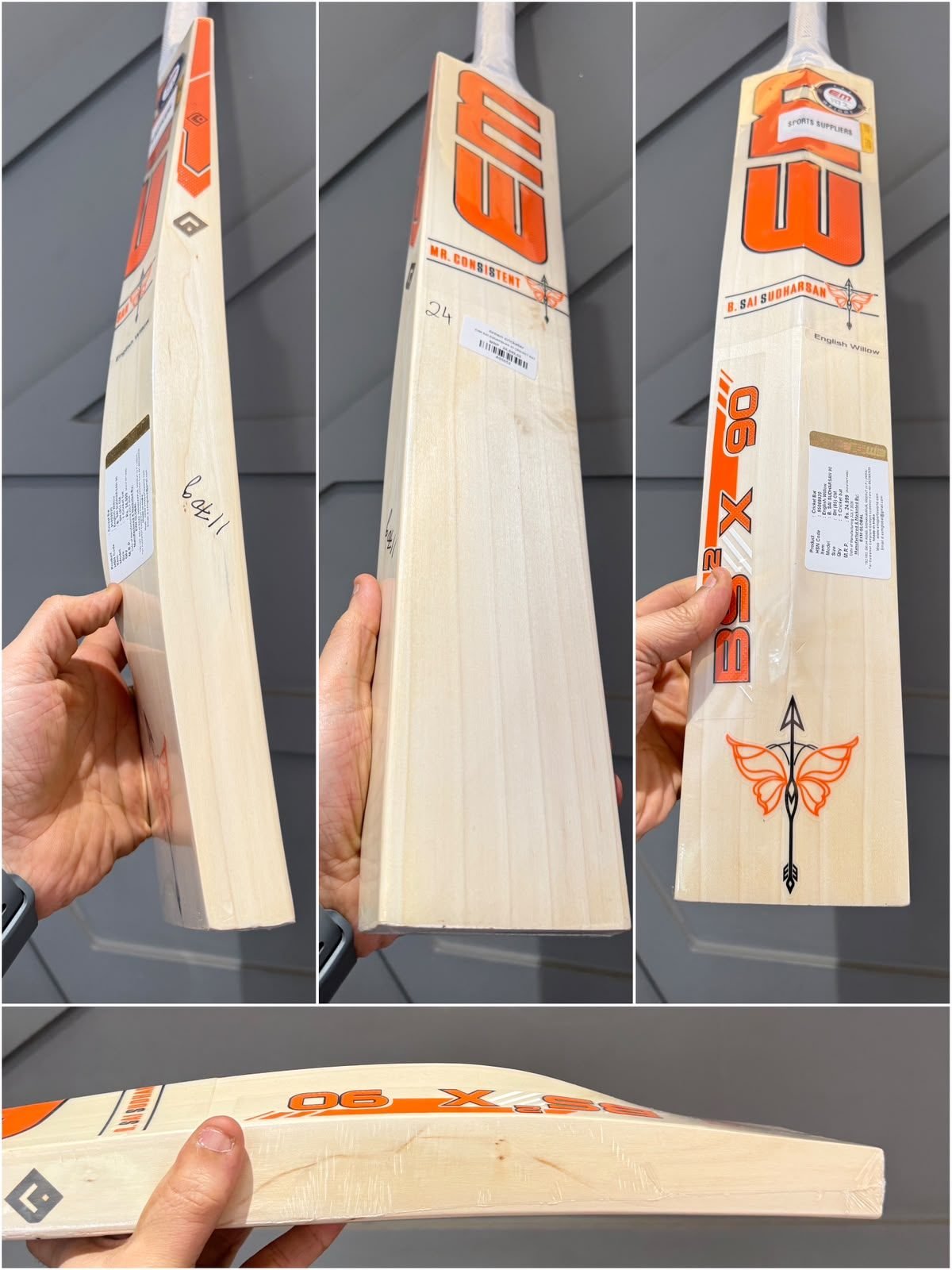 EXM SAI SUDARSHAN 90 CRICKET BAT