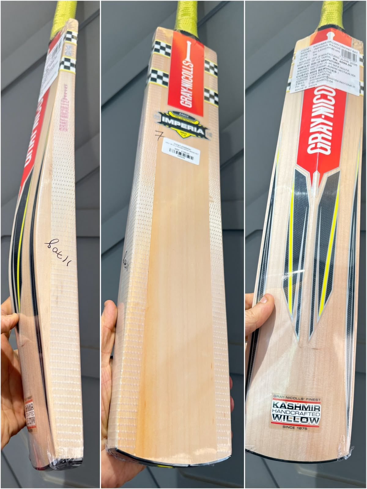 GRAY NICOLLS IMPERIA RANGE CRICKET BAT