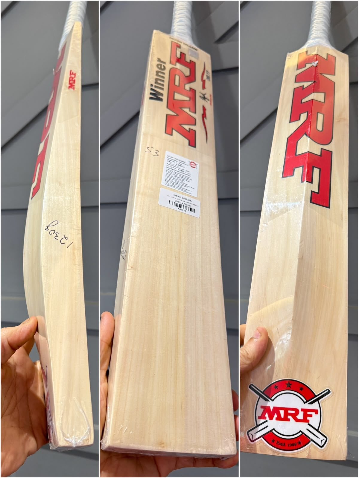 MRF Winner Cricket Bat Kashmir Willow