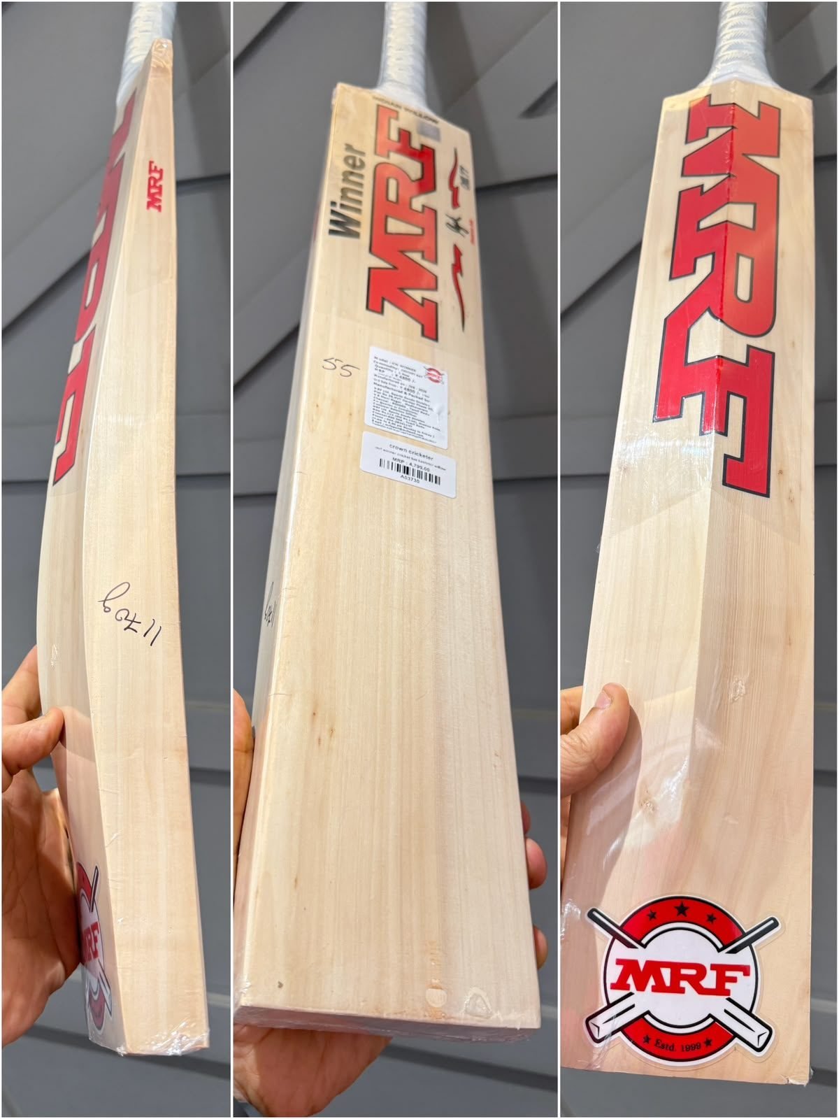 MRF Winner Cricket Bat Kashmir Willow