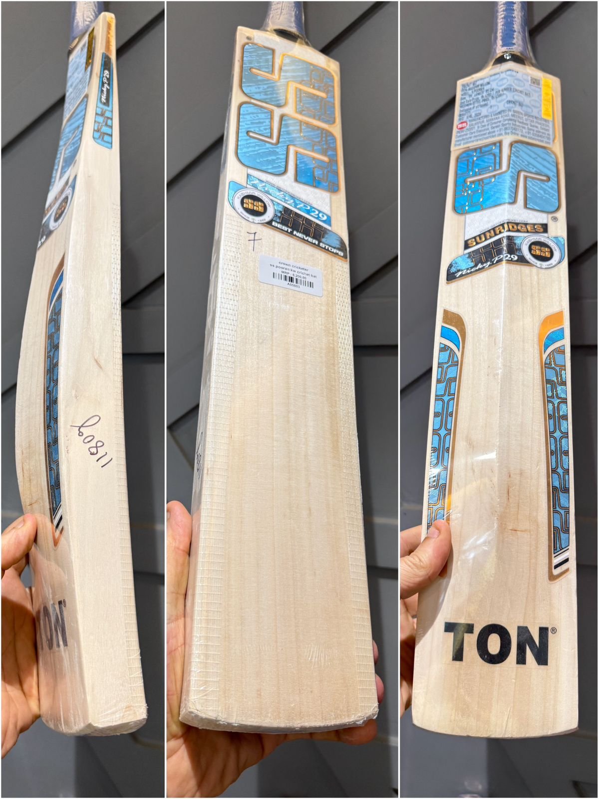 SS Pooran kw Cricket Bat