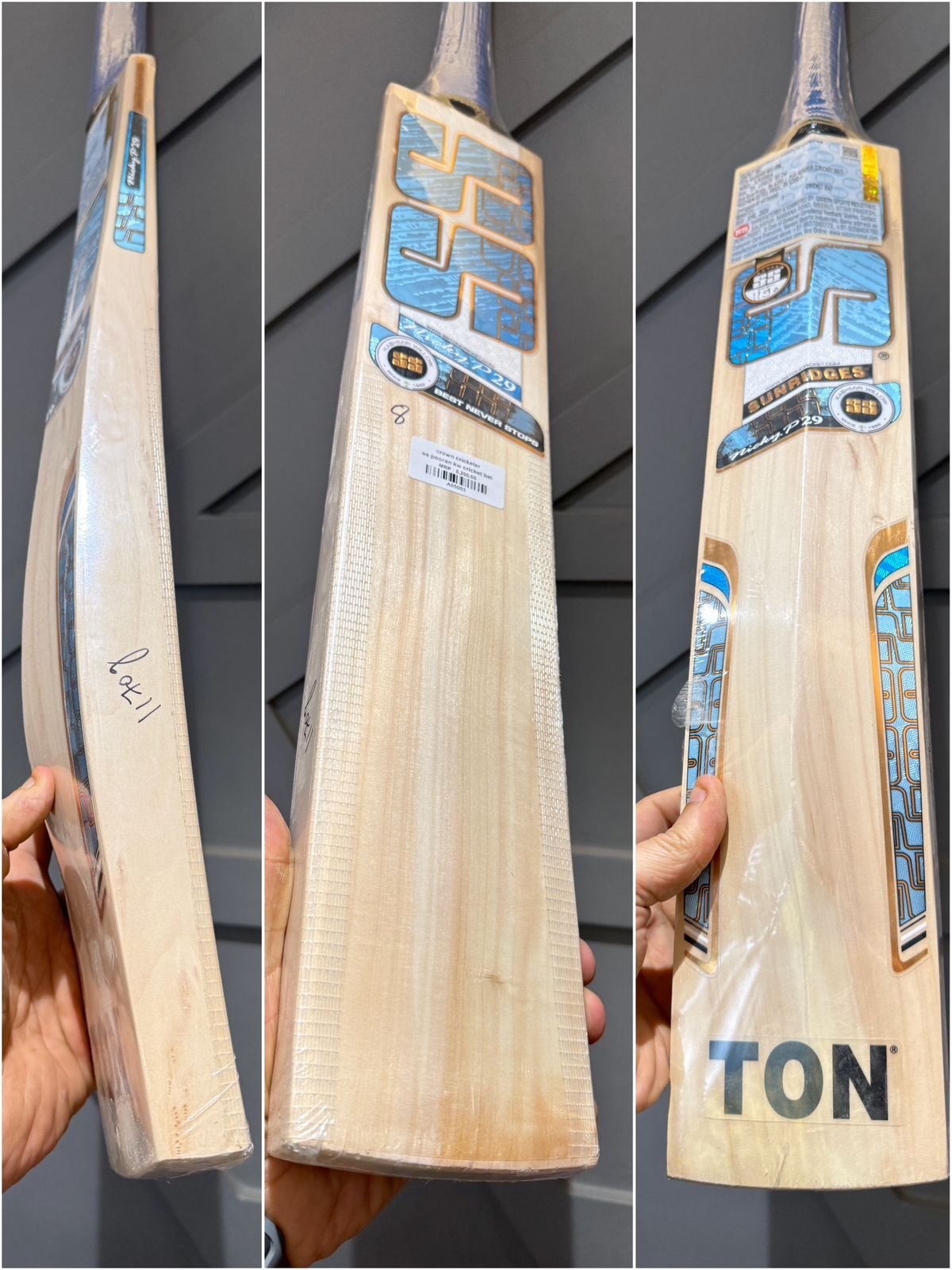 SS Pooran kw Cricket Bat