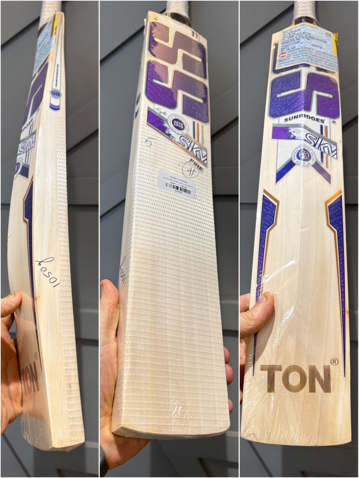 SS Sky Fire Cricket Bat Junior Harrow