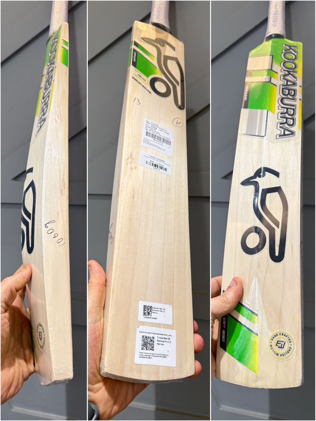kookaburra kahuna pro 3.0 bat junior harrow