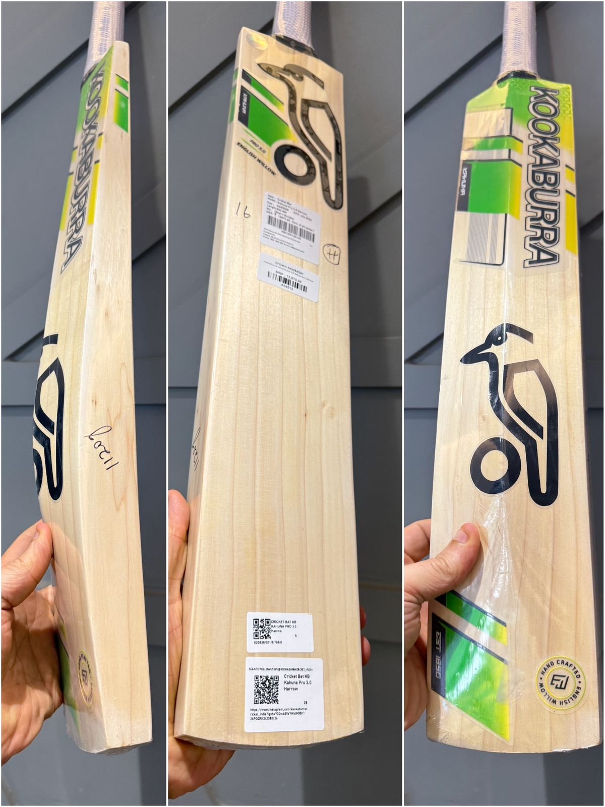 kookaburra kahuna pro 3.0 bat junior harrow