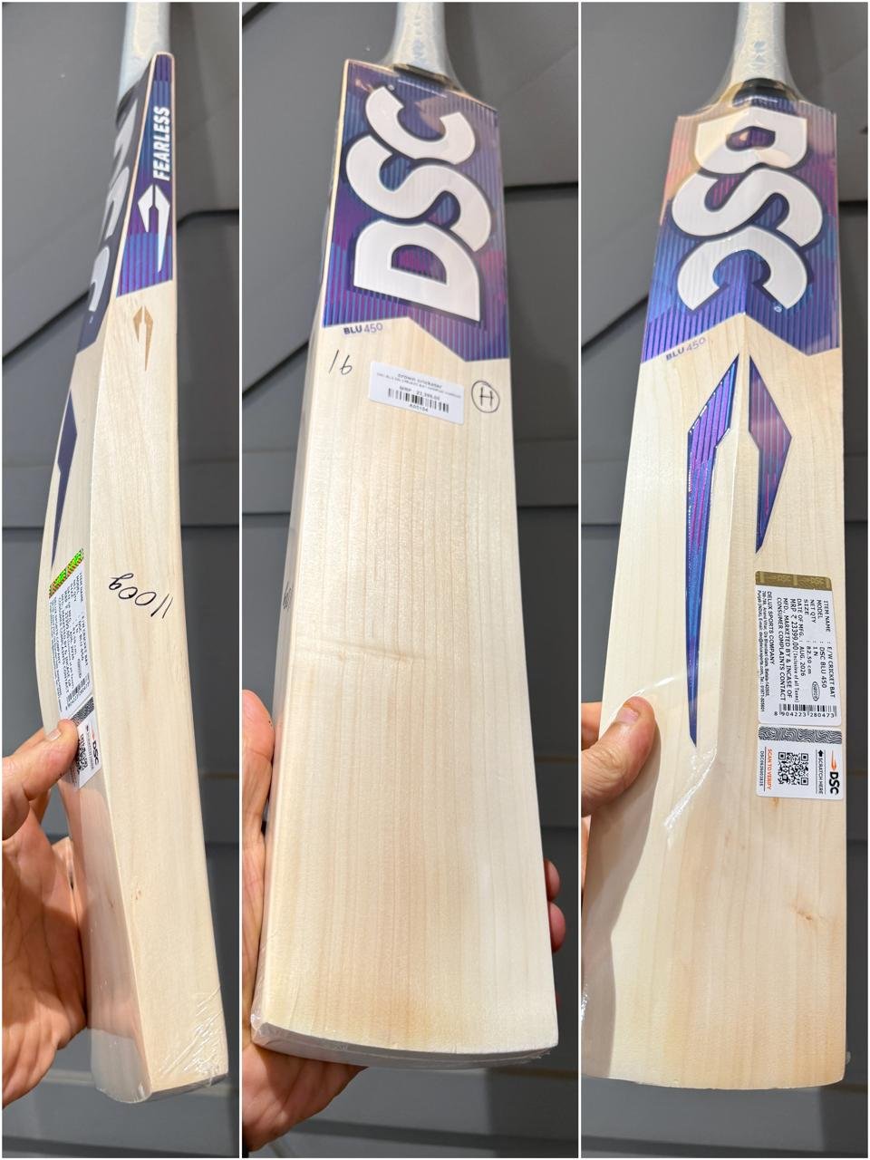 DSC BLU 450 CRICKET BAT HARROW