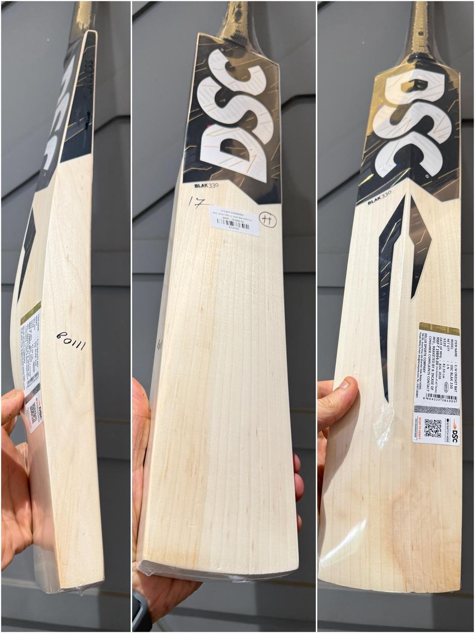 DSC Blak 330 Cricket Bat Harrow
