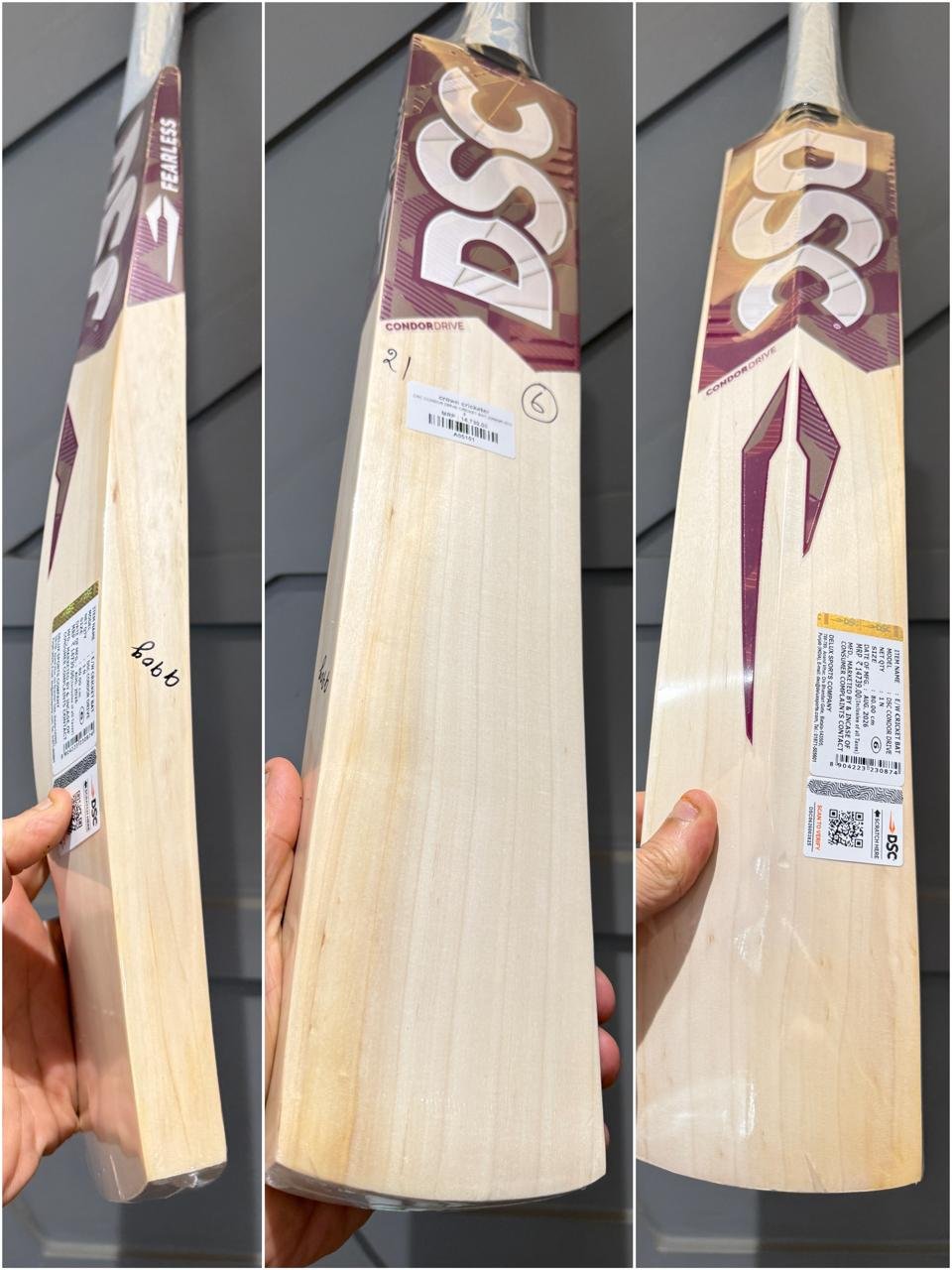 DSC CONDOR DRIVE CRICKET BAT SIZE 6