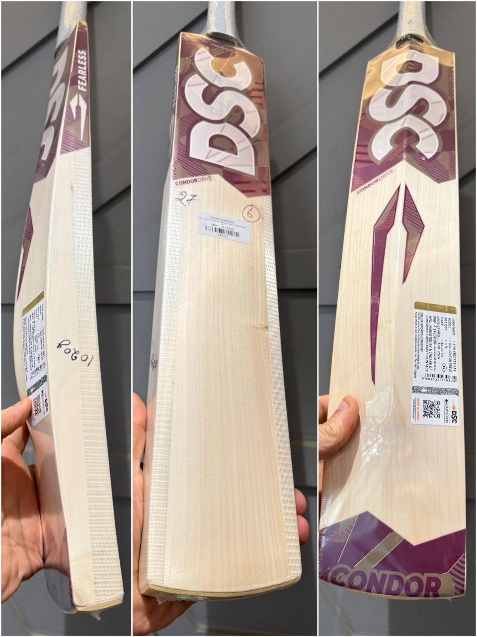 DSC CONDOR DRIVE CRICKET BAT SIZE 6