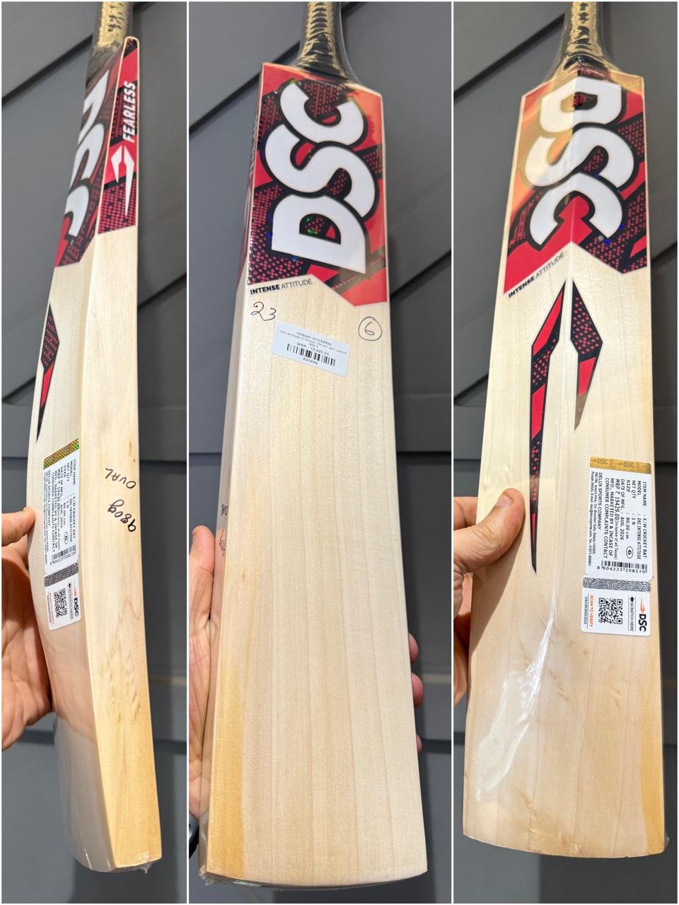 DSC INTENSE ATTITUDE CRICKET BAT Size 6