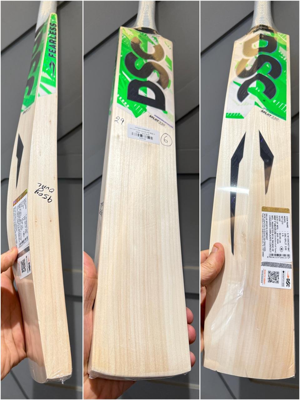 DSC Split 330 Cricket Bat SIZE 6