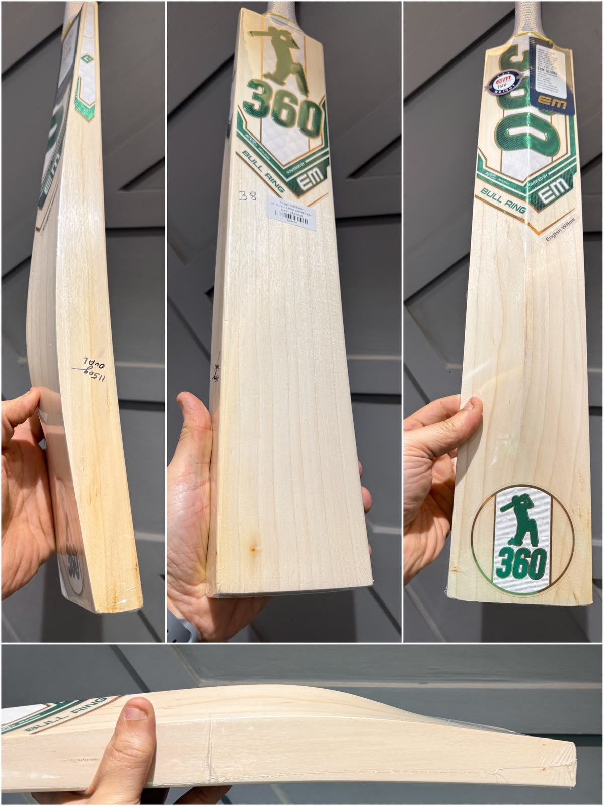 EM 360 BULL RING CRICKET BAT