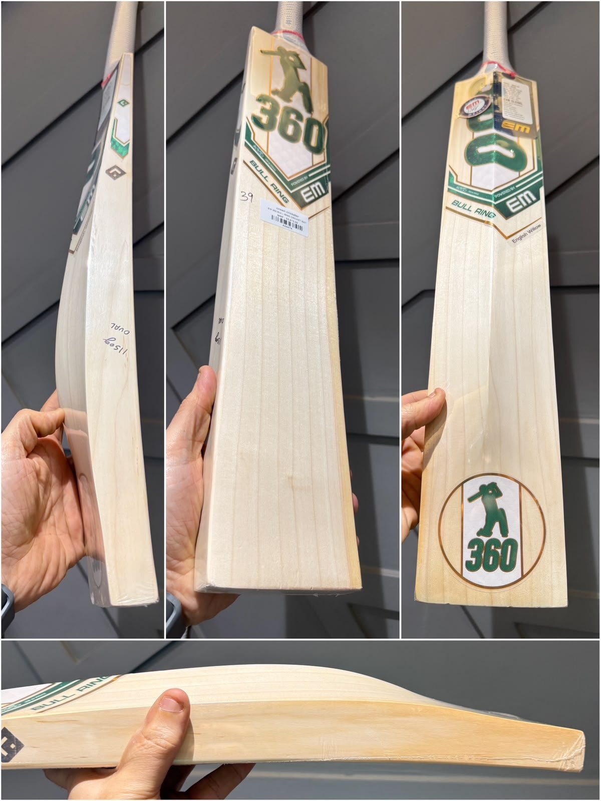 EM 360 BULL RING CRICKET BAT