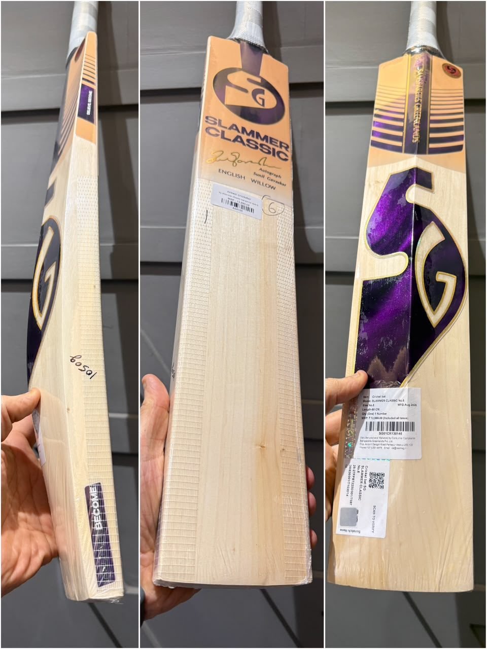 SG Slammer Classic Bat Size 6